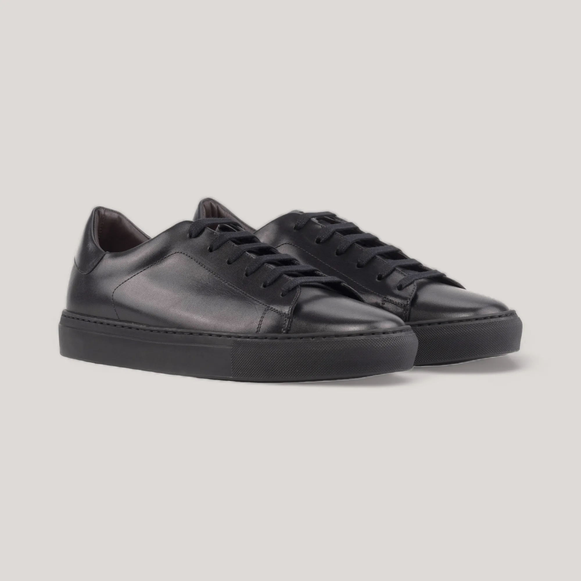 EON | Classic Vegan Sneakers - Pure Black | Men's sold by ALLTRUEIST KNITWEAR