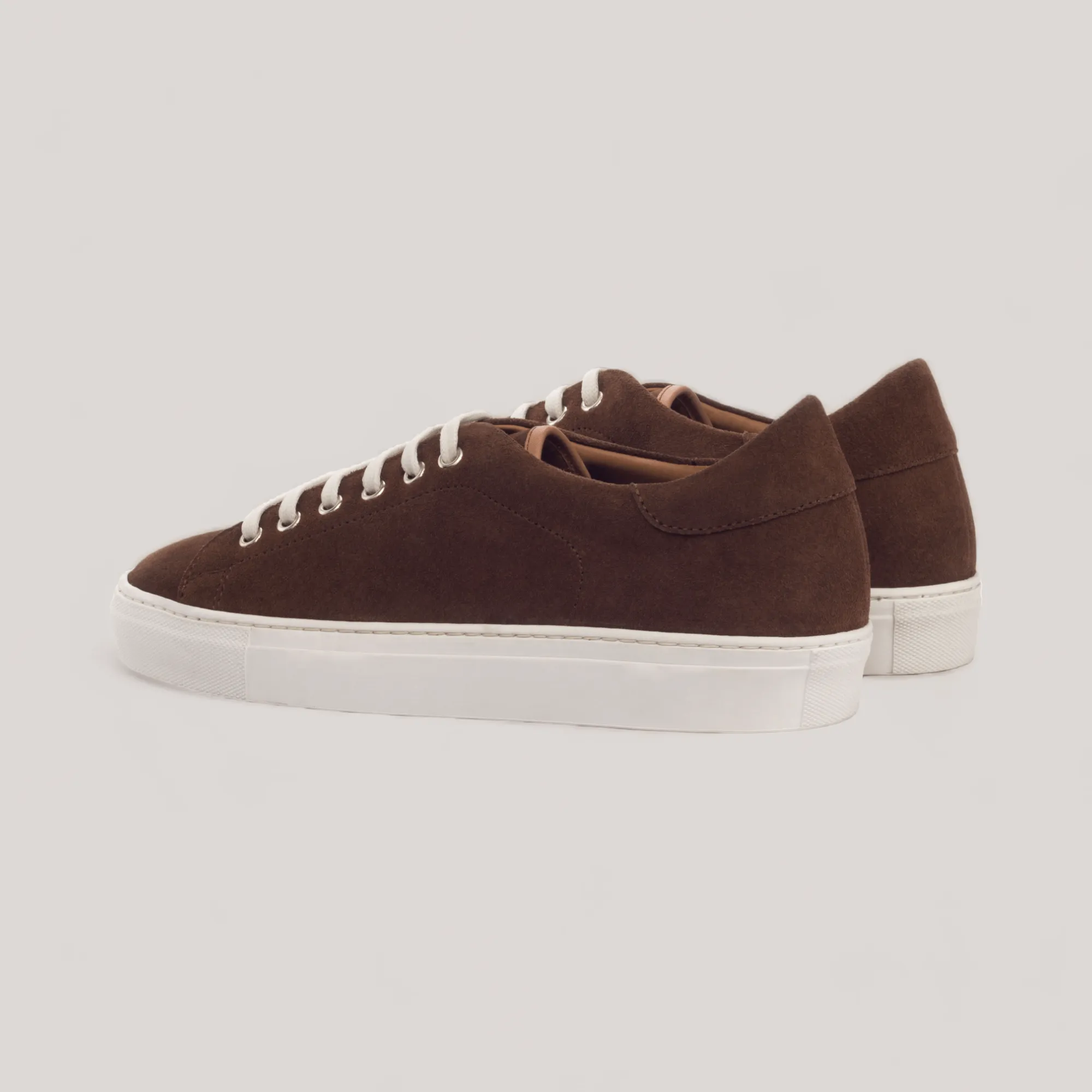 EON | Classic Vegan Sneakers - Brown Suede & Cognac | Men's sold by ALLTRUEIST KNITWEAR product image thumbnail 2