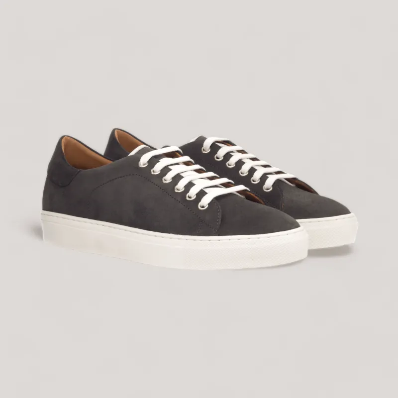 EON | Classic Vegan Sneakers - Grey Suede & White | Men's sold by ALLTRUEIST KNITWEAR