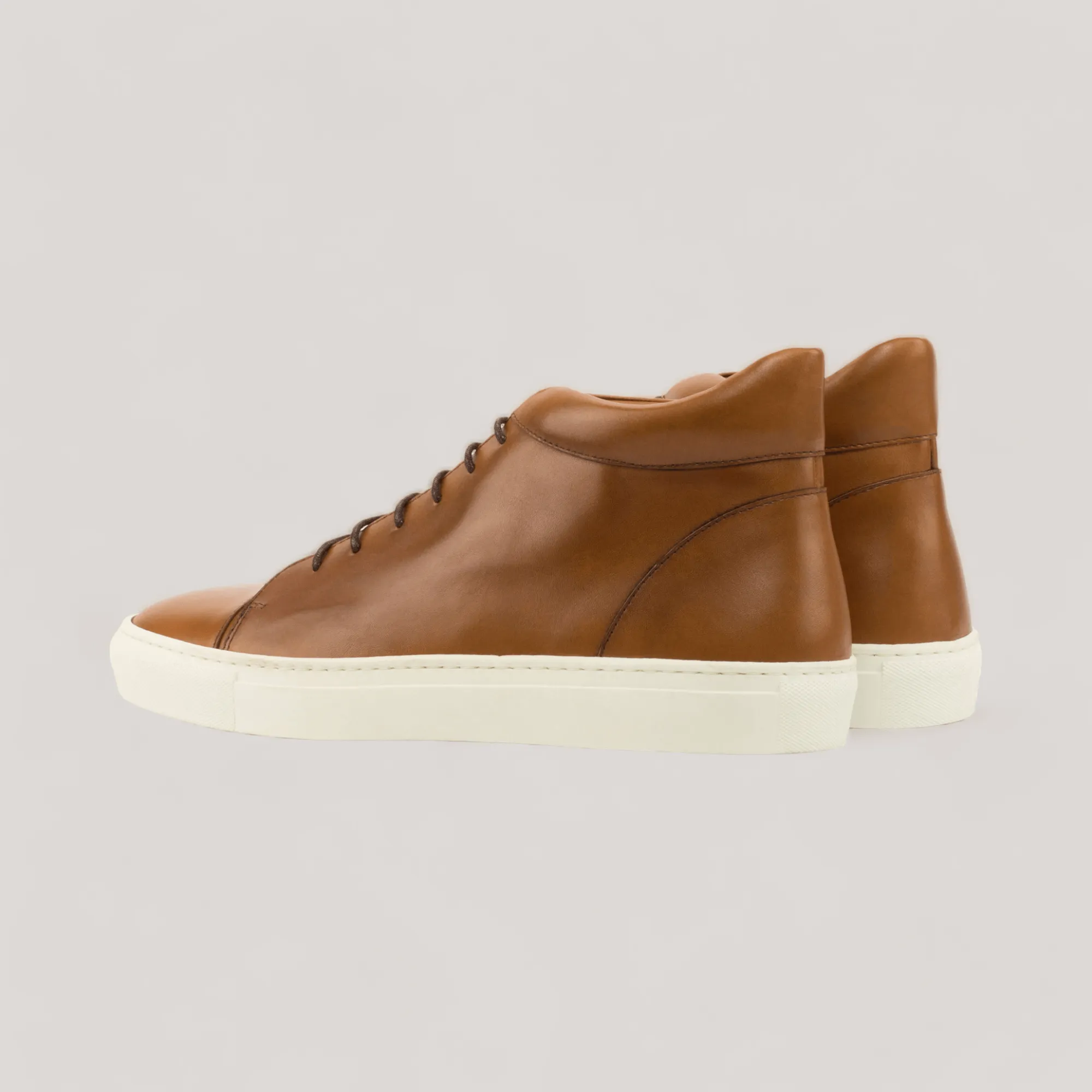 ZENITH | High Top Vegan Sneaker - Tan | Men's sold by ALLTRUEIST KNITWEAR product image thumbnail 2