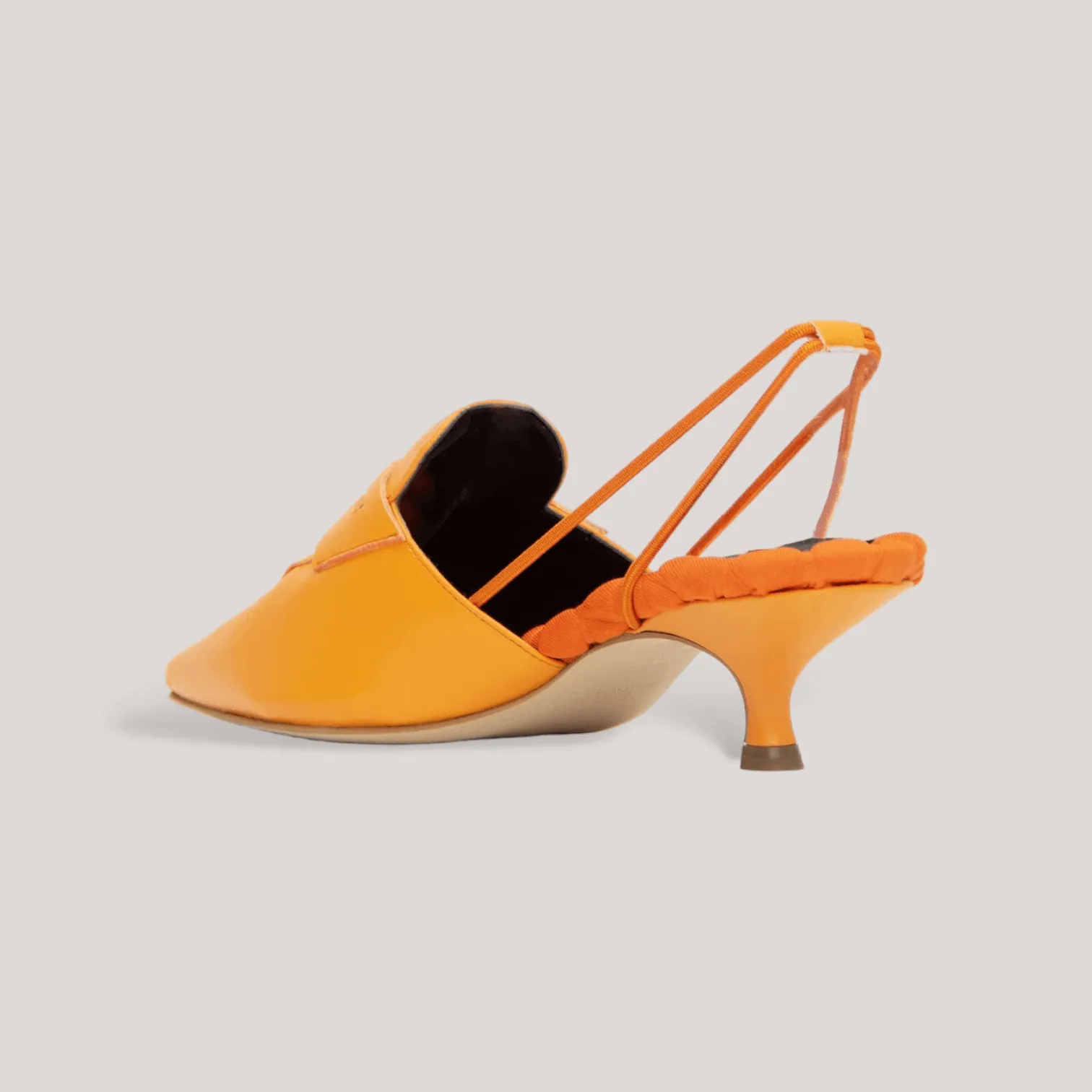 GRACE | Orange Slingback Penny Loafer sold by ALLTRUEIST KNITWEAR product image thumbnail 2