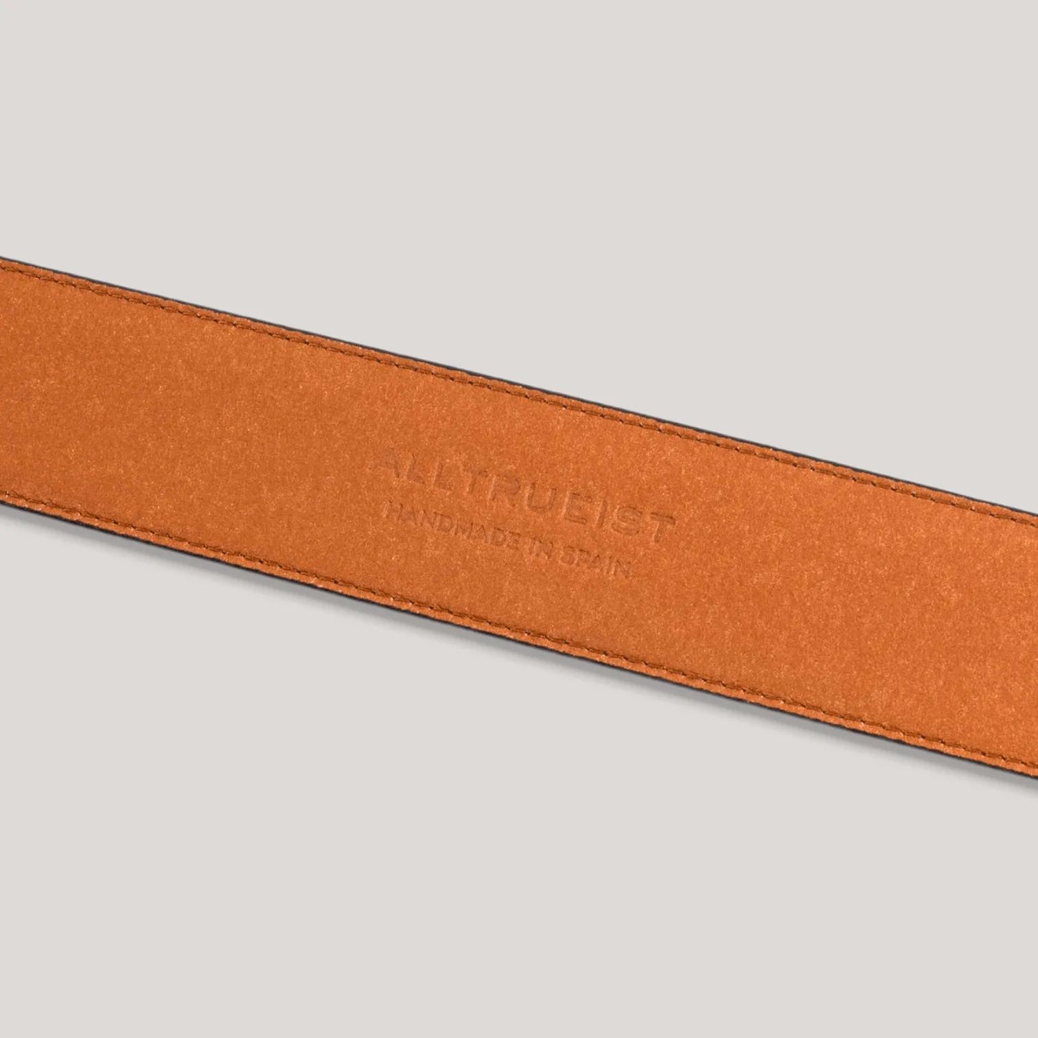 LUMEN - Tan Vegan Belt - Graphite sold by ALLTRUEIST KNITWEAR product image thumbnail 3