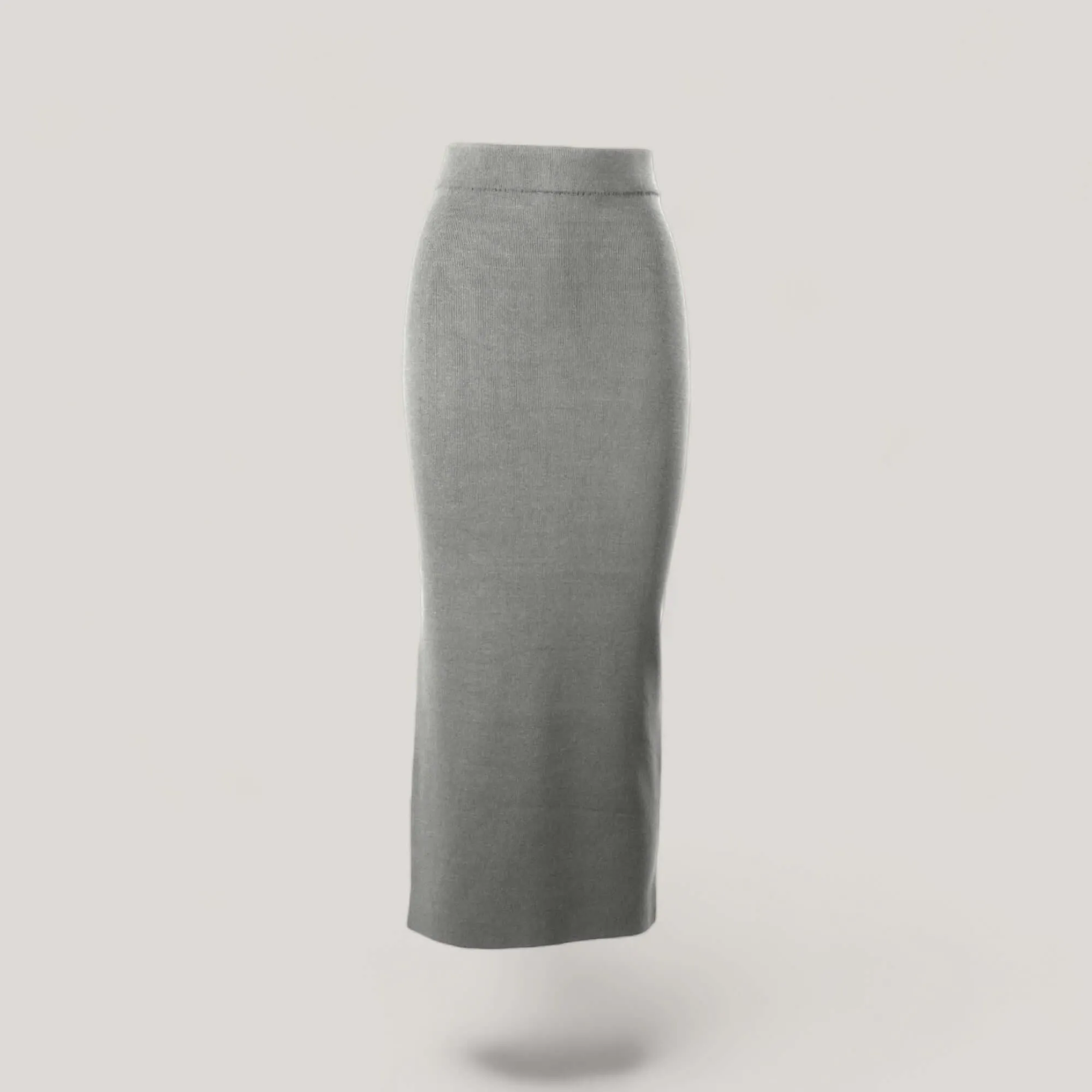 GRETA | High Waisted Long Skirt sold by ALLTRUEIST KNITWEAR product image thumbnail 4