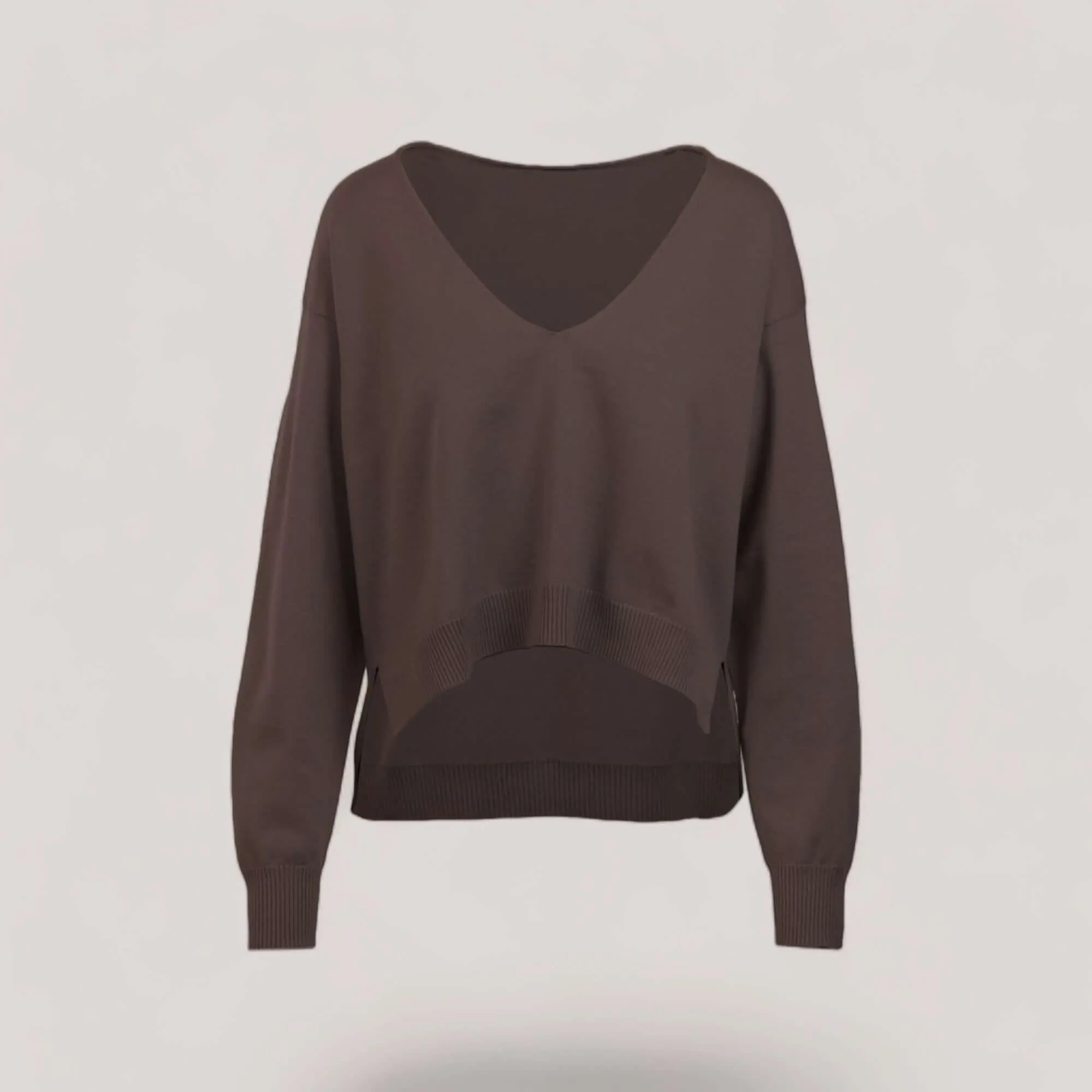 CARMEN | Boxy Cropped V-Neck Sweater sold by ALLTRUEIST KNITWEAR product image thumbnail 5