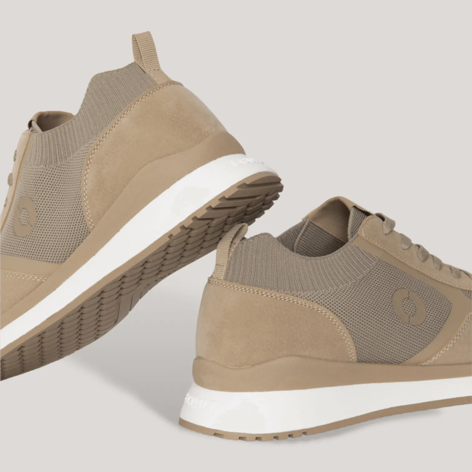 Cervino Knitted Trainers - Dark Sand | Men's sold by ALLTRUEIST KNITWEAR product image thumbnail 3