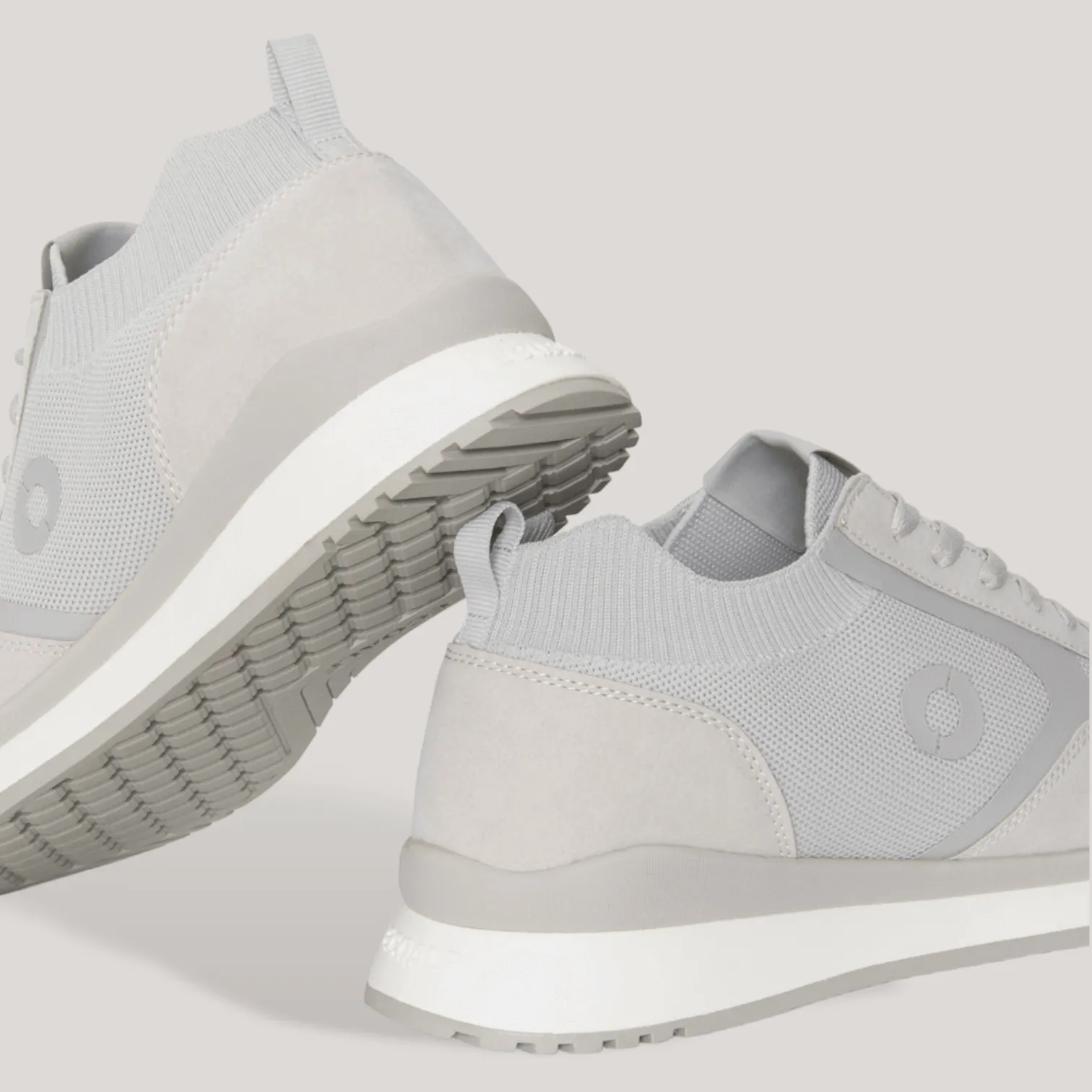Cervino Knitted Trainers - Light Grey | Men's sold by ALLTRUEIST KNITWEAR product image thumbnail 3