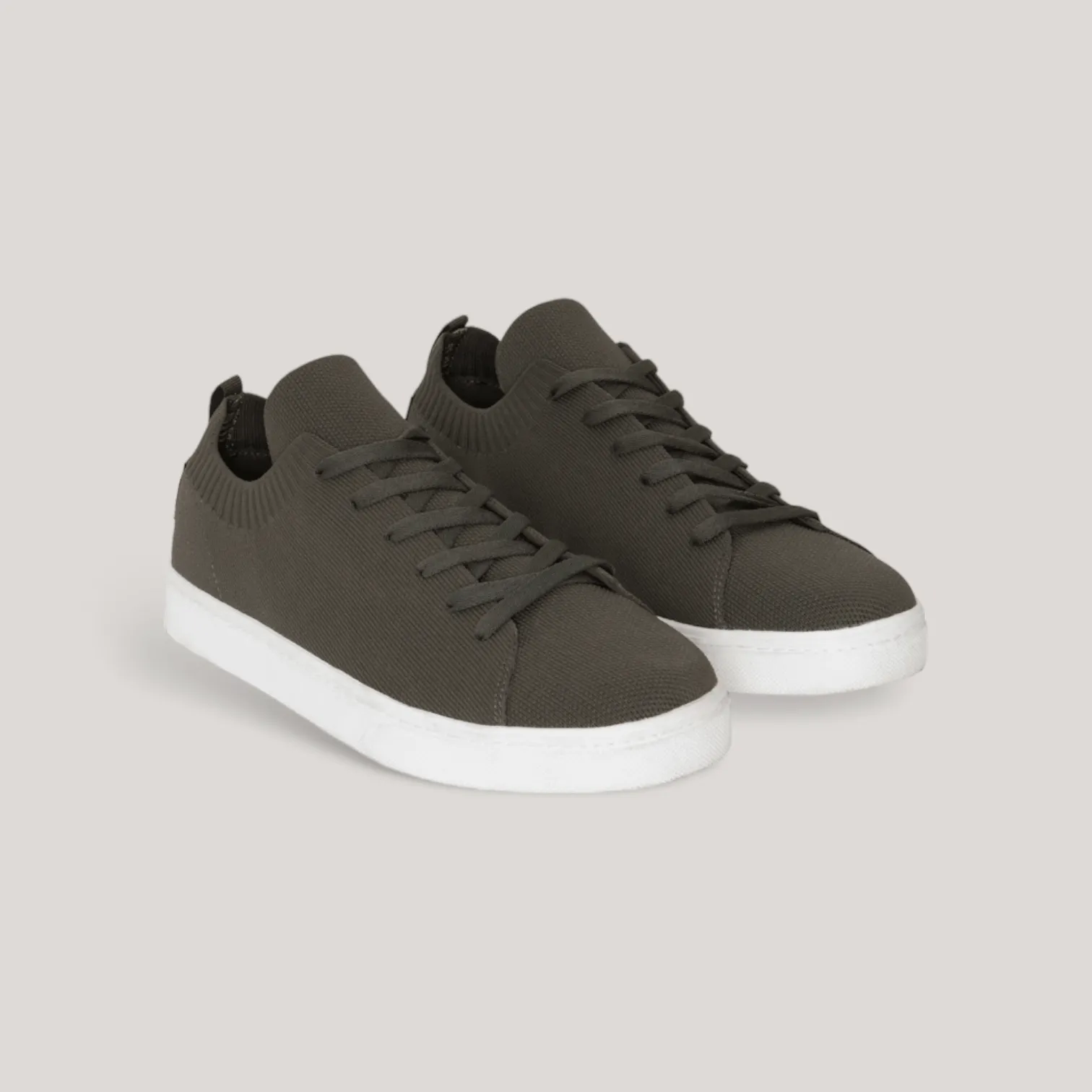 Sandford Knitted Sneakers - Khaki | Men's sold by ALLTRUEIST KNITWEAR product image thumbnail 3