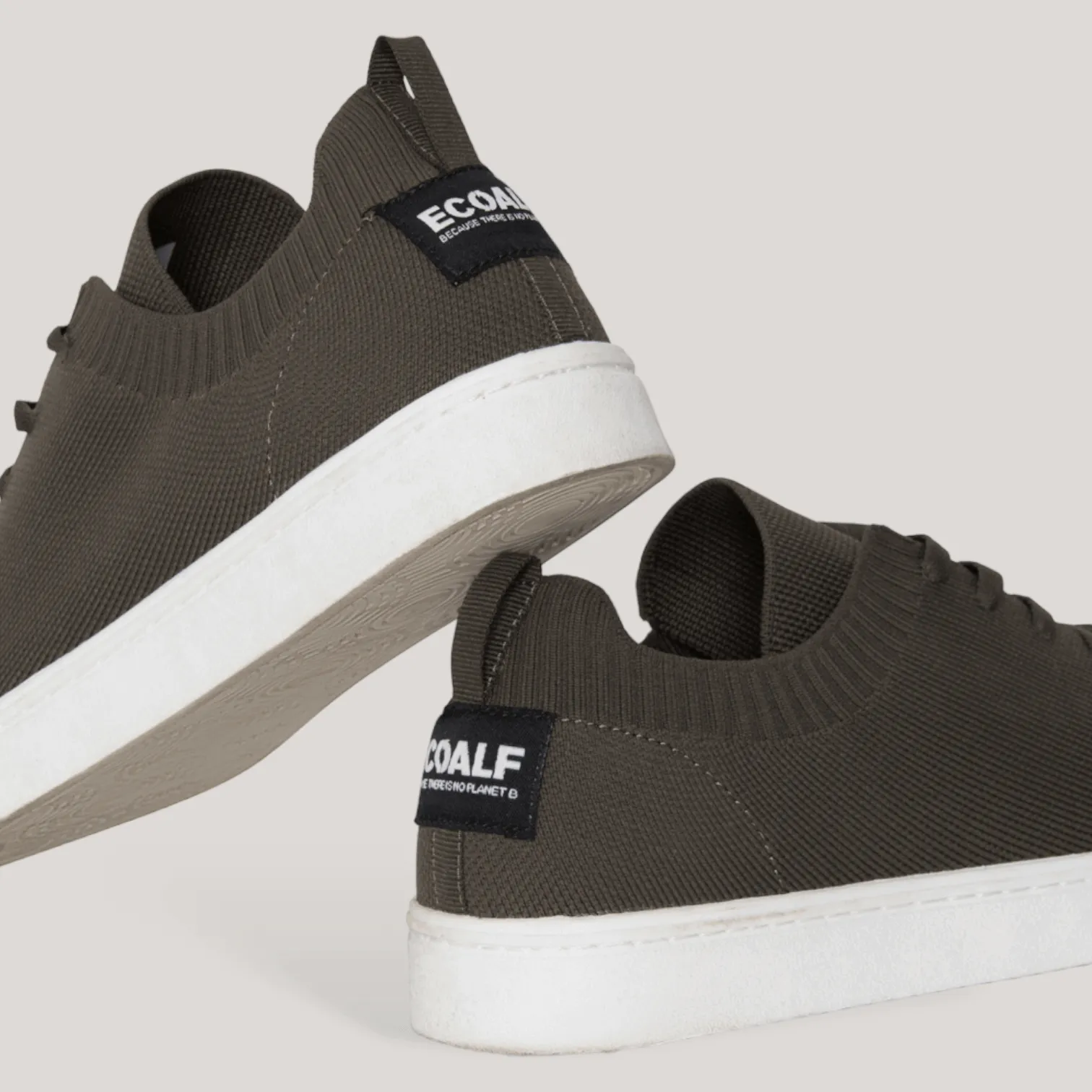 Sandford Knitted Sneakers - Khaki | Men's sold by ALLTRUEIST KNITWEAR product image thumbnail 2