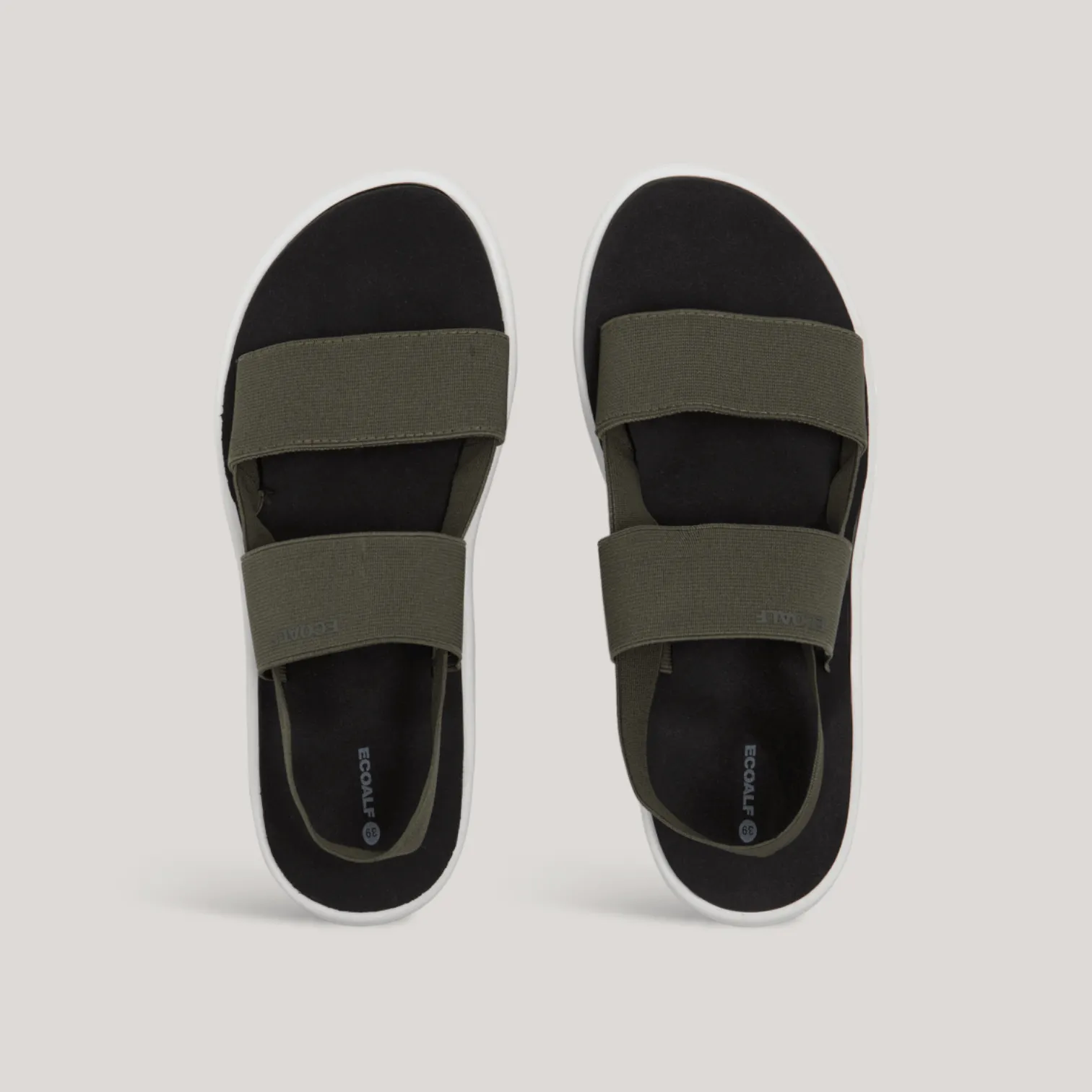 Ada - Elasticated Sandals - Khaki | Women's sold by ALLTRUEIST KNITWEAR product image thumbnail 3