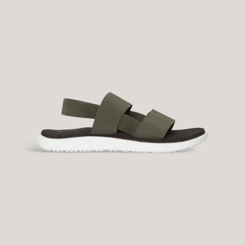 Ada - Elasticated Sandals - Khaki | Women's sold by ALLTRUEIST KNITWEAR