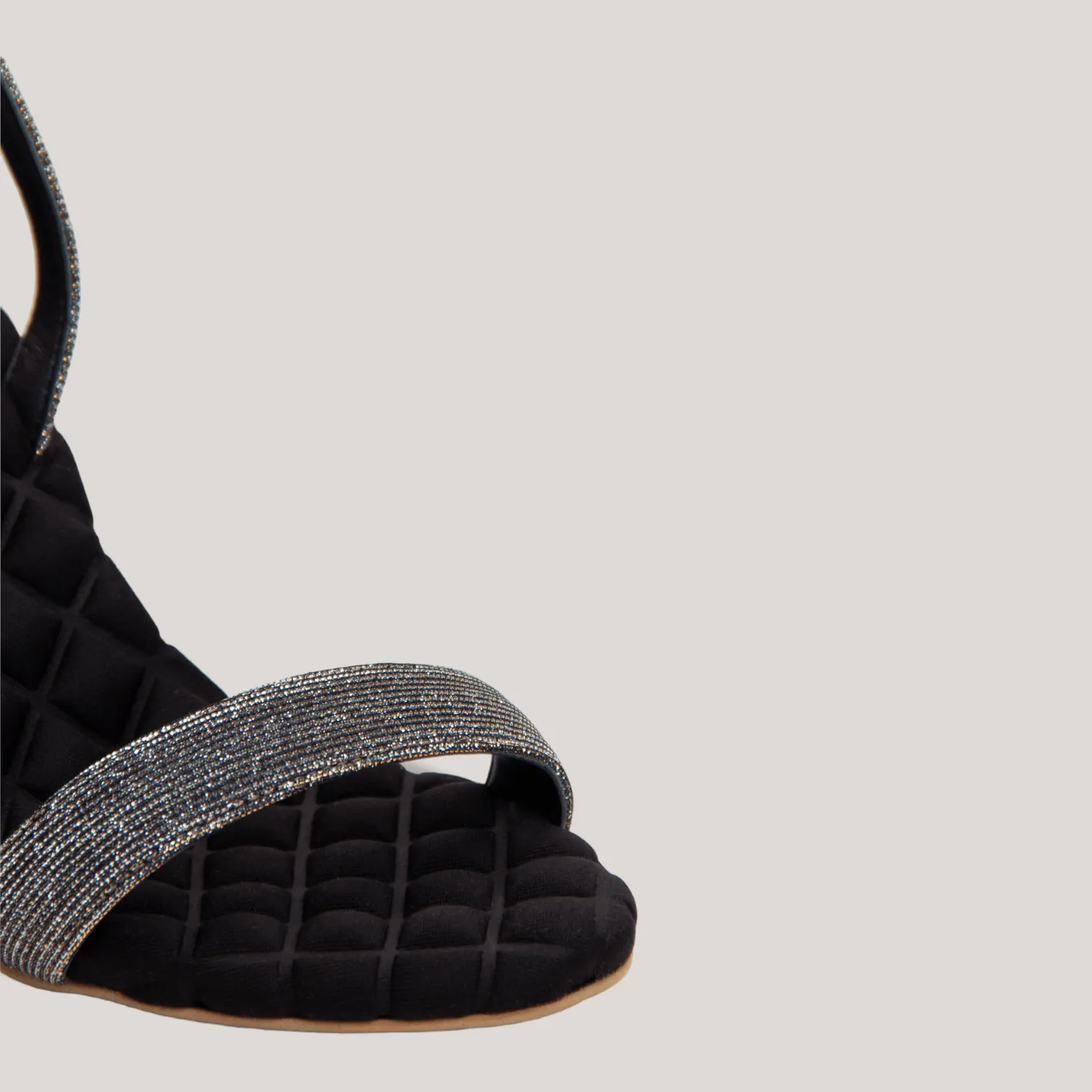 VIVIEN | Metallic Vegan Patent Slingback Sandals sold by ALLTRUEIST KNITWEAR product image thumbnail 3