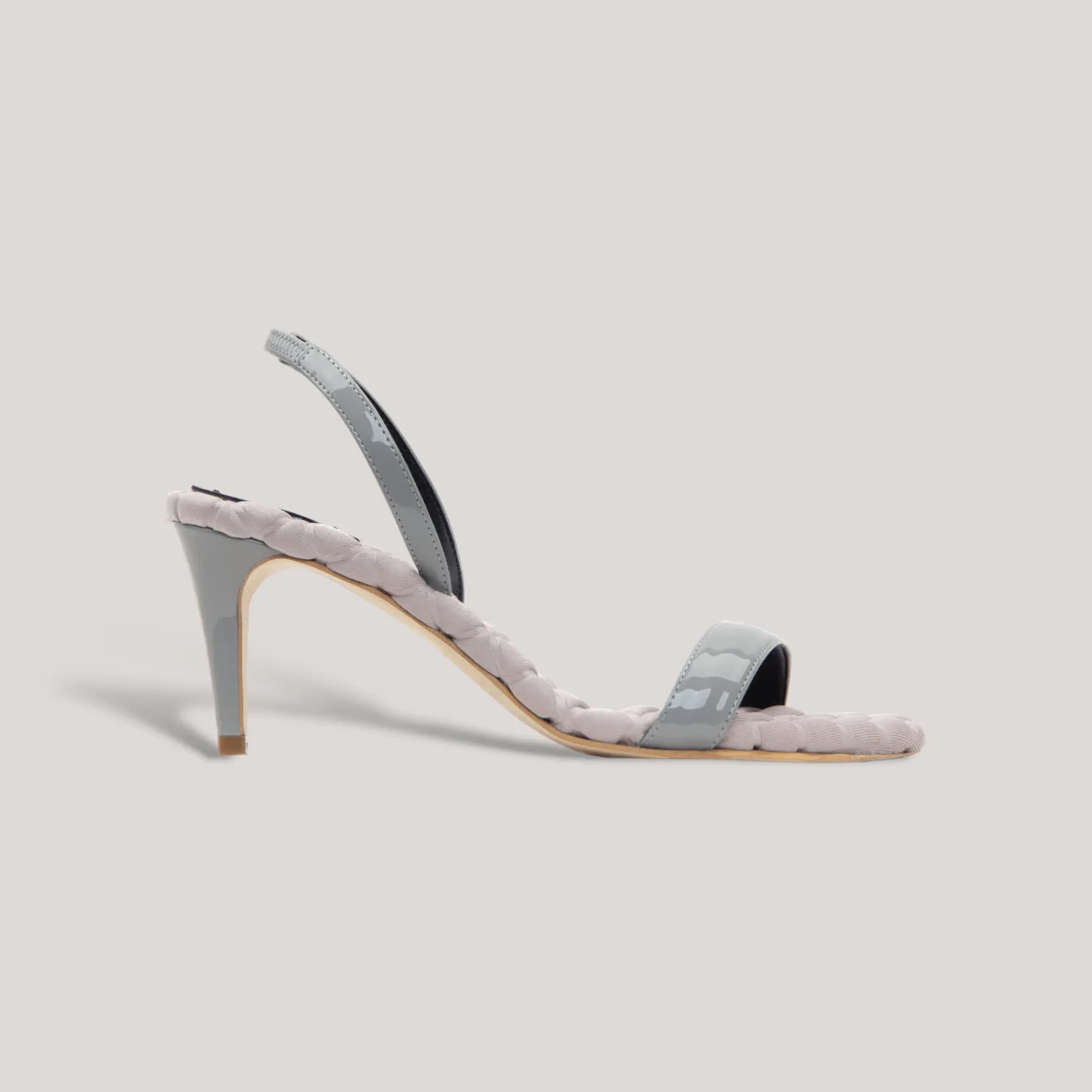 CLAUDIA | Grey - Slingback Sandals sold by ALLTRUEIST KNITWEAR