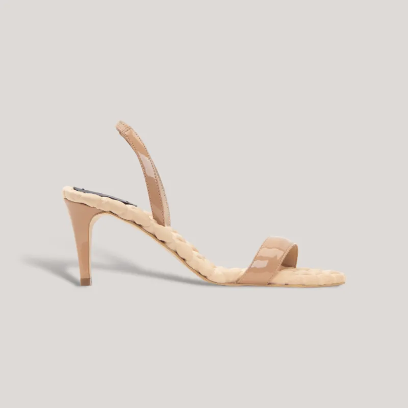 CLAUDIA | Beige - Slingback Sandals sold by ALLTRUEIST KNITWEAR