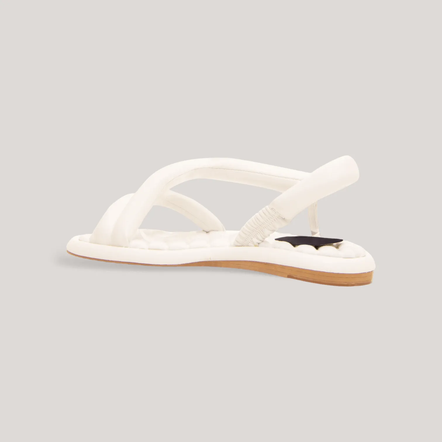 GINA | White Padded Sandals sold by ALLTRUEIST KNITWEAR product image thumbnail 3