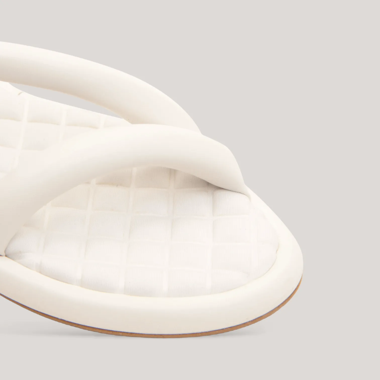 GINA | White Padded Sandals sold by ALLTRUEIST KNITWEAR product image thumbnail 2