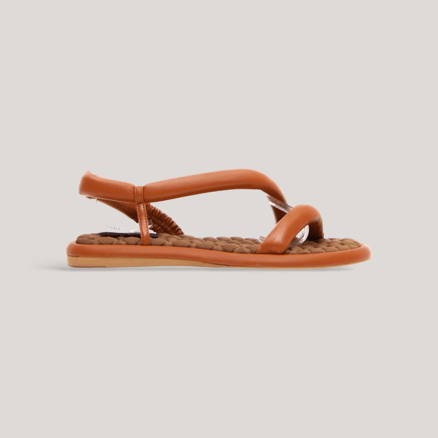 GINA | Brown Padded Sandals sold by ALLTRUEIST KNITWEAR