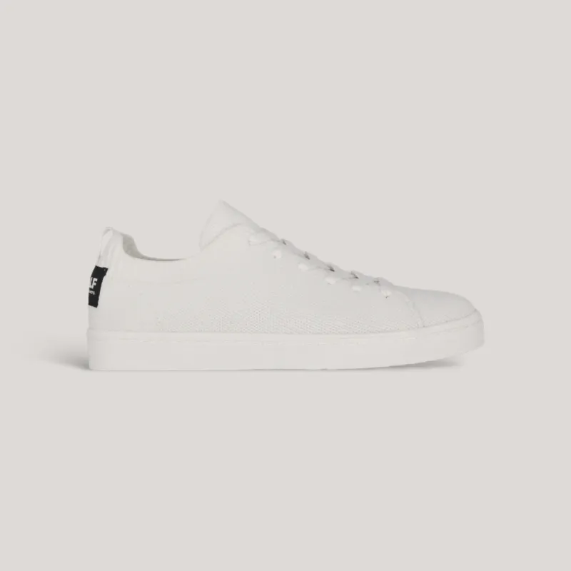 Sandford Knitted Sneakers - White | Men's made by Ecoalf