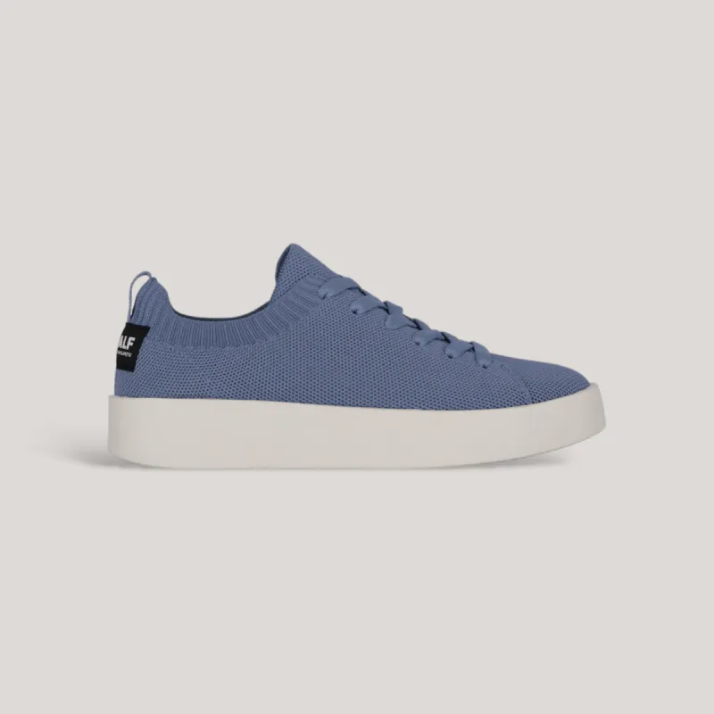 Eliot Knitted Sneakers - Sky Blue | Women's sold by ALLTRUEIST KNITWEAR