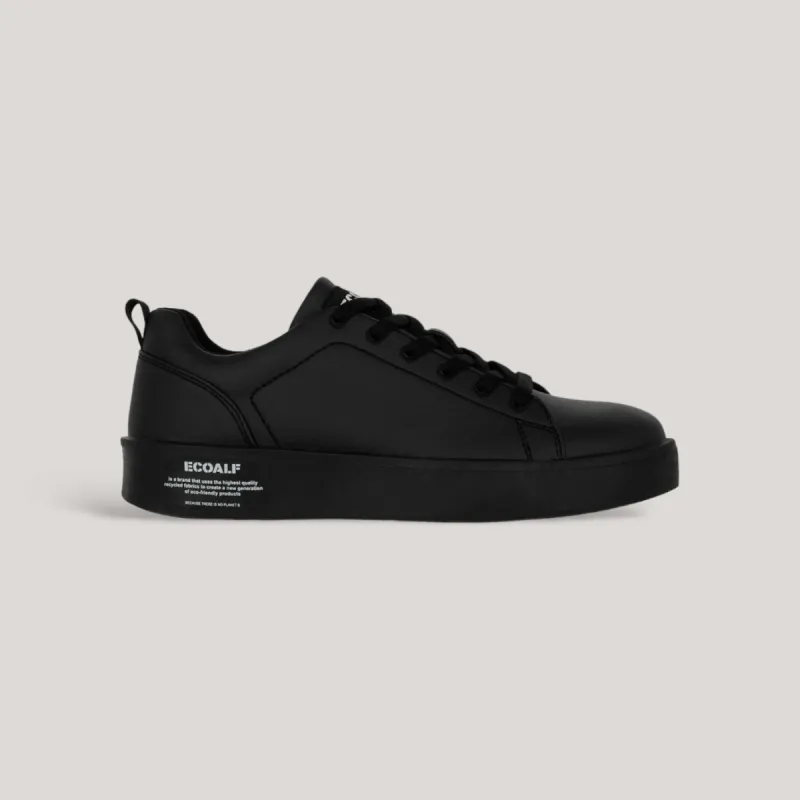 Eliot Grape Leather Sneakers - Black | Men's made by Ecoalf
