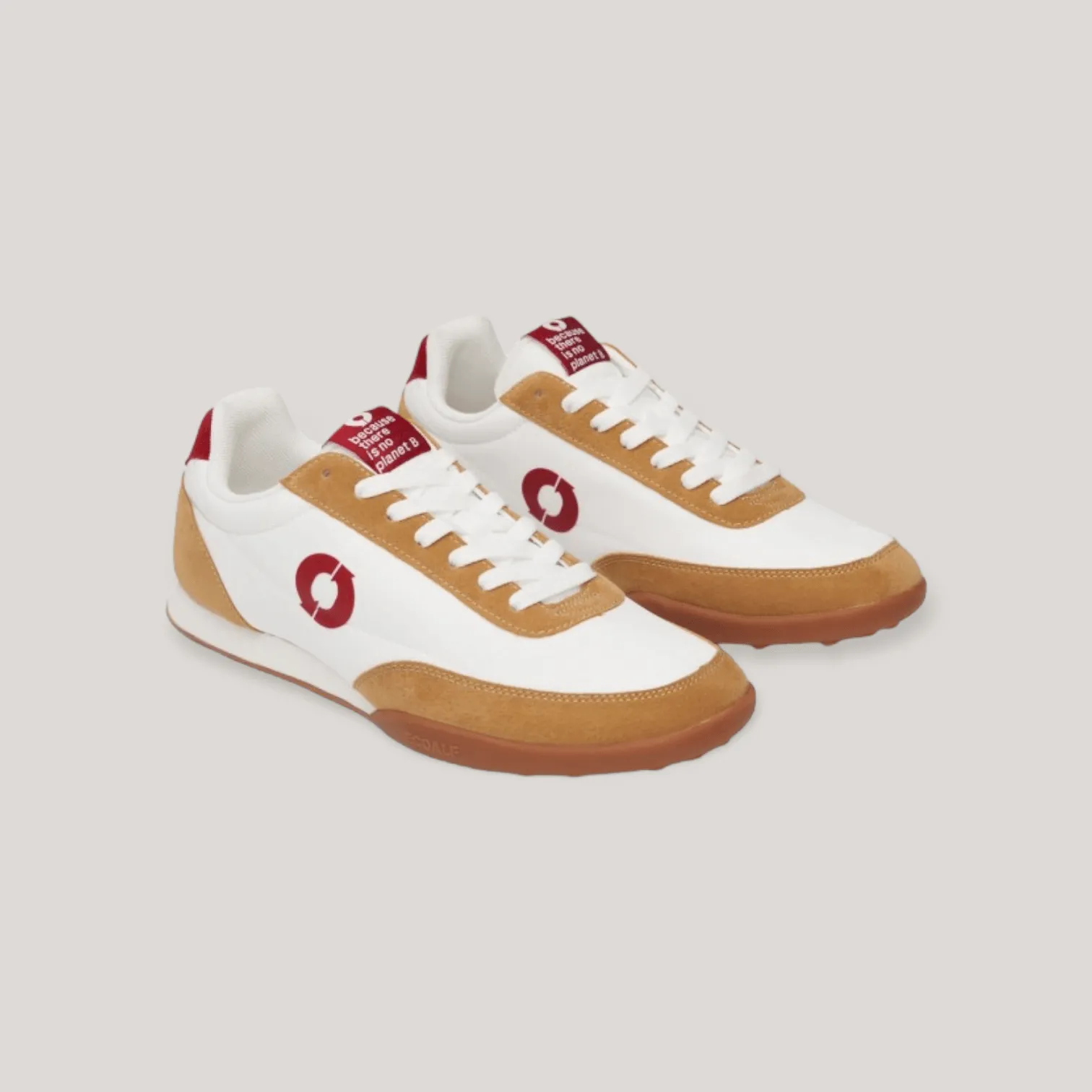 Riera Faux Suede Sneakers - White | Women's sold by ALLTRUEIST KNITWEAR product image thumbnail 2