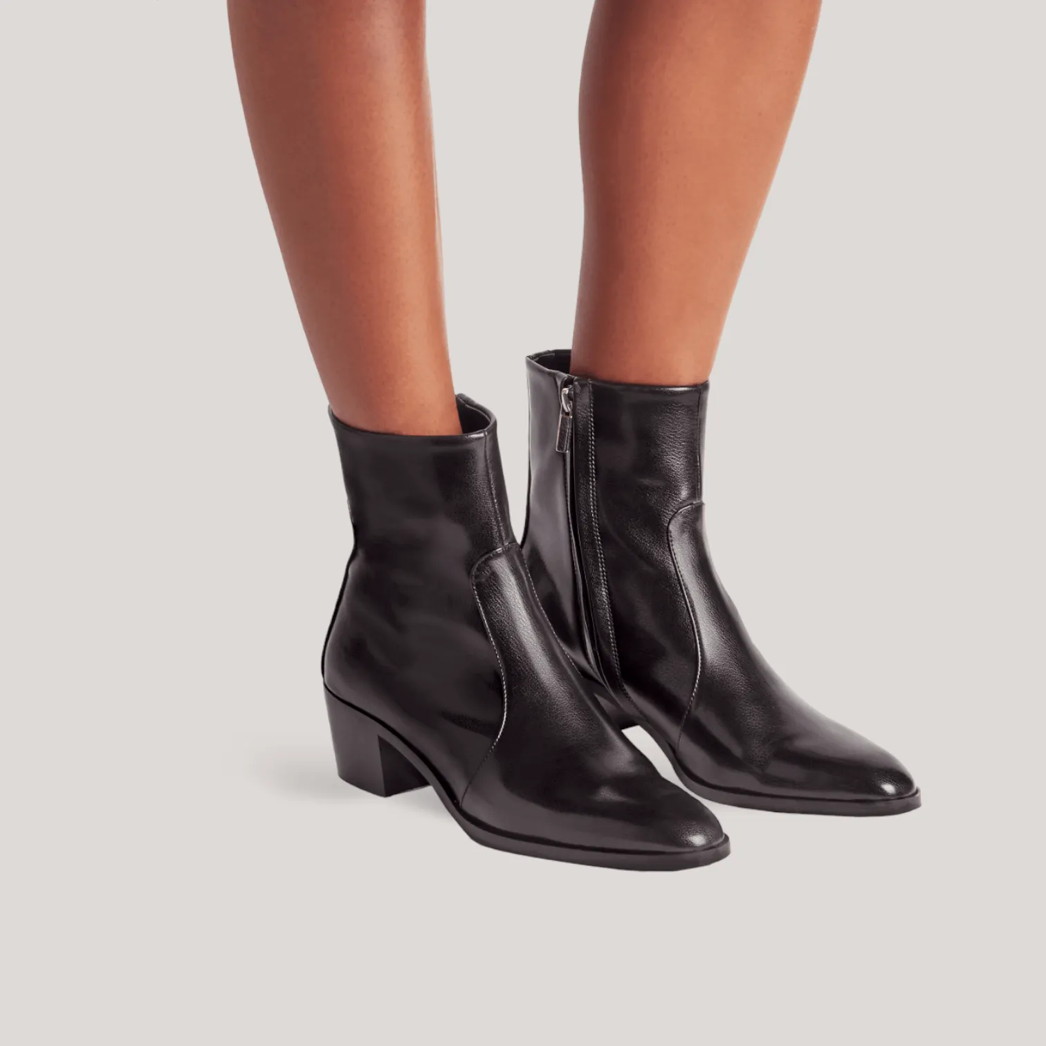STEFFY | Black Ankle Boots sold by ALLTRUEIST KNITWEAR product image thumbnail 2