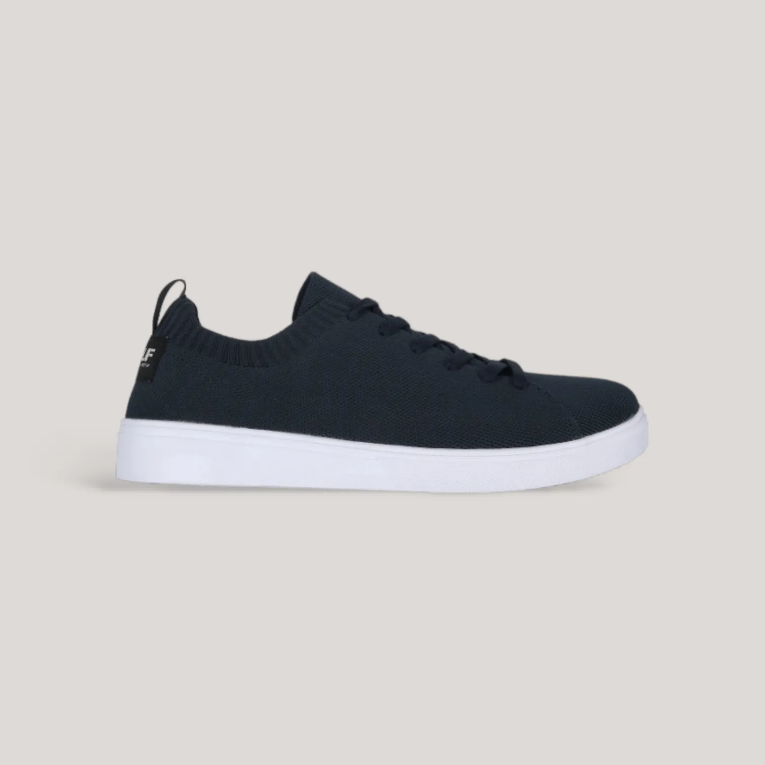 Sandford Knitted Sneakers - Navy Blue | Men's sold by ALLTRUEIST KNITWEAR