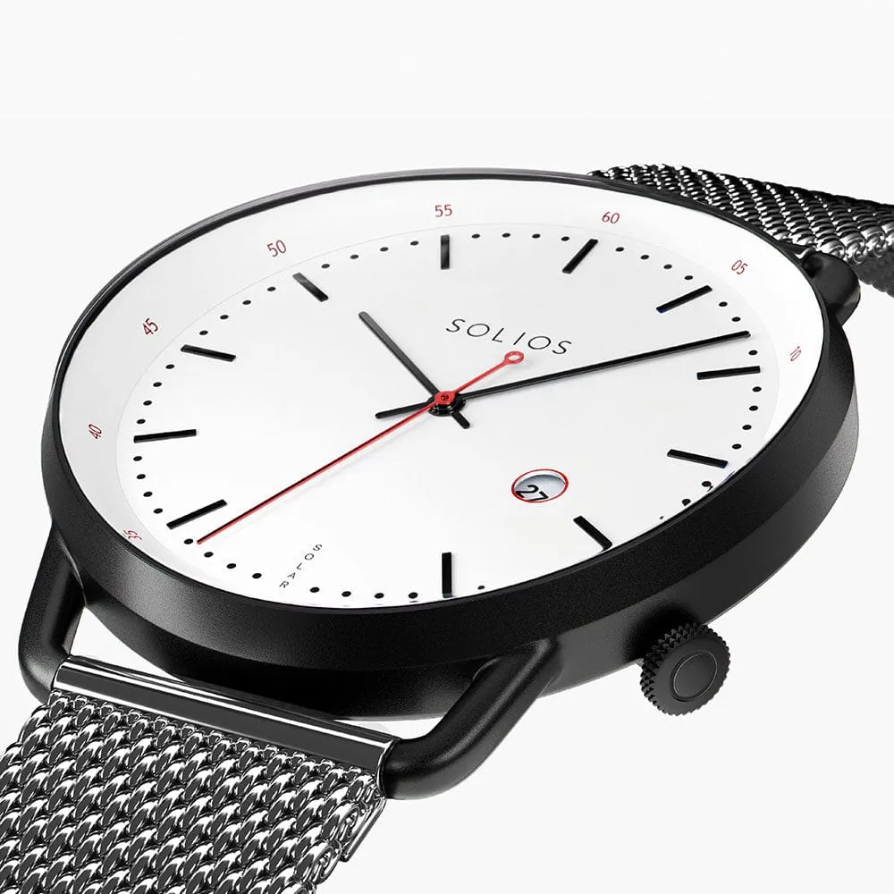 The Solar Curve Bundle | White Dial - Black Case sold by ALLTRUEIST KNITWEAR product image thumbnail 5