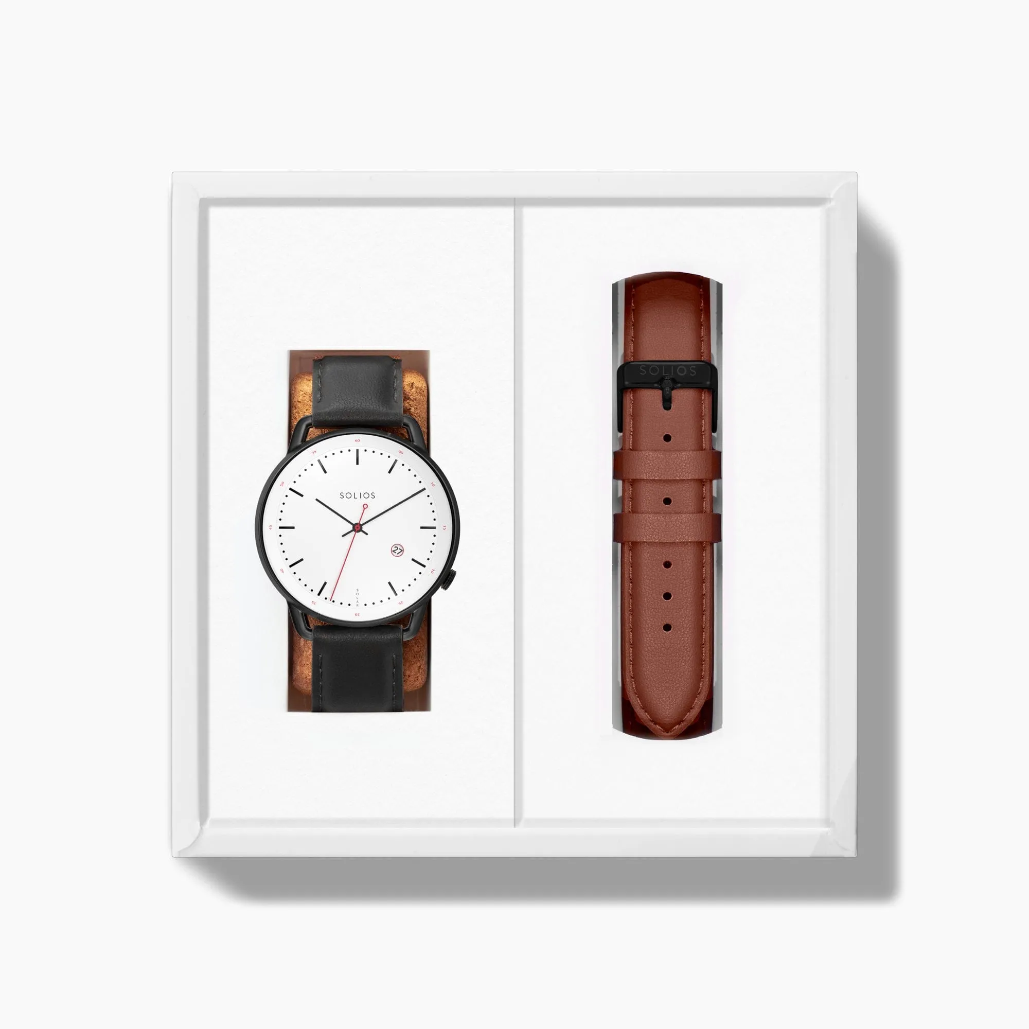 The Solar Curve Bundle | White Dial - Black Case sold by ALLTRUEIST KNITWEAR product image thumbnail 3