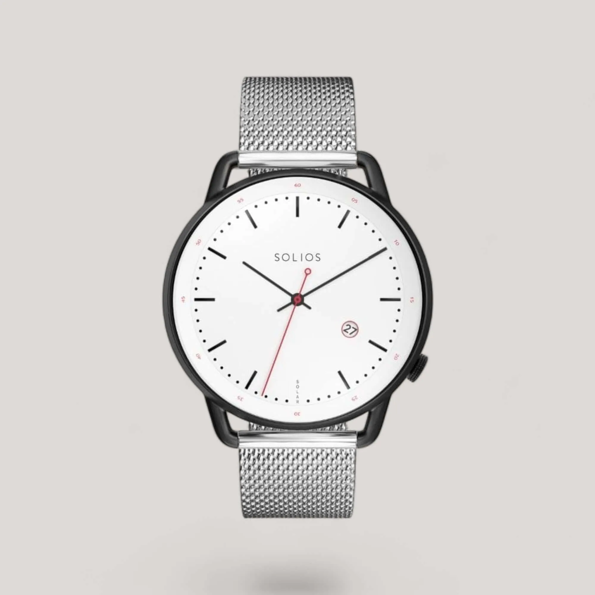 The Solar Curve | White Dial - Black Case sold by ALLTRUEIST KNITWEAR product image thumbnail 4