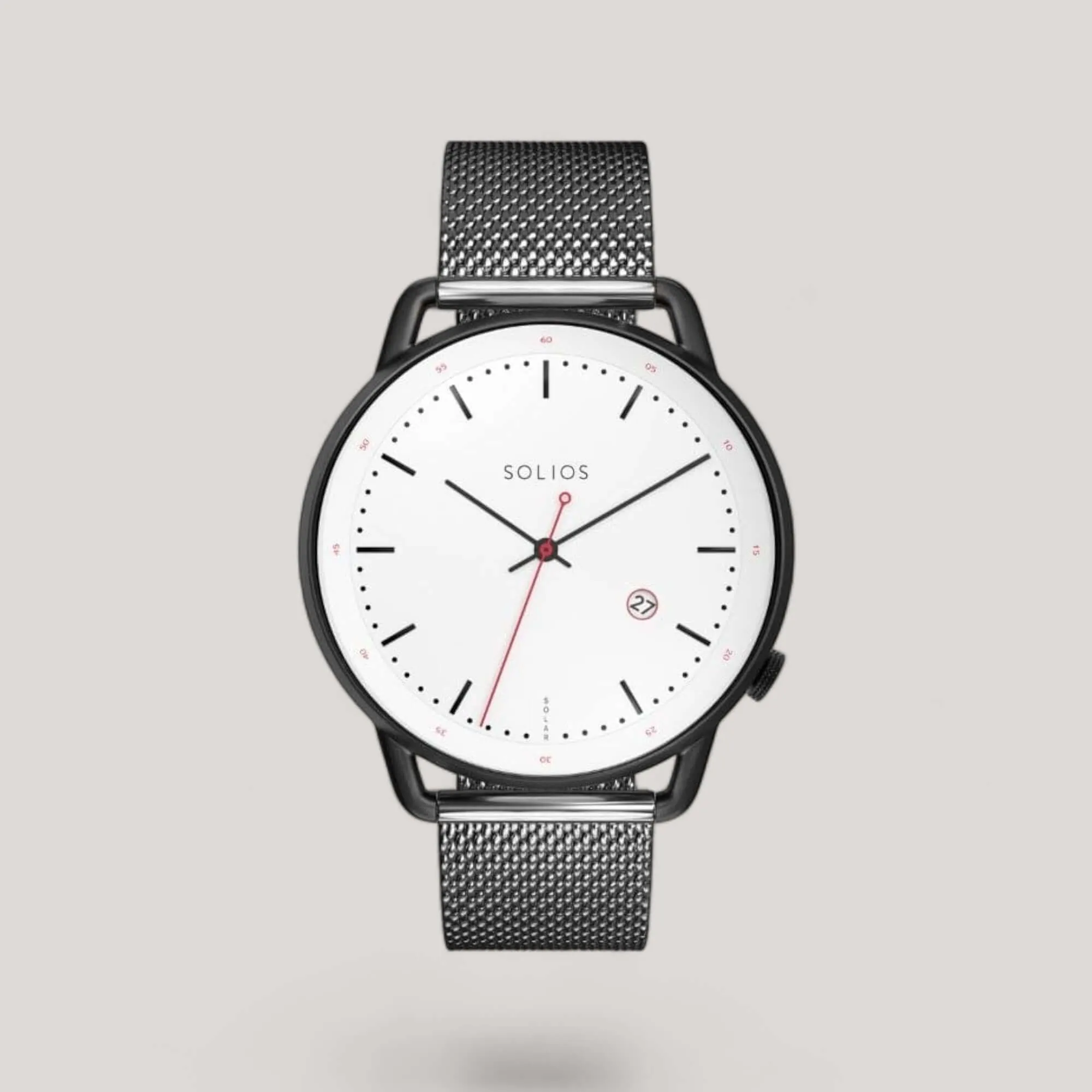 The Solar Curve | White Dial - Black Case sold by ALLTRUEIST KNITWEAR product image thumbnail 5