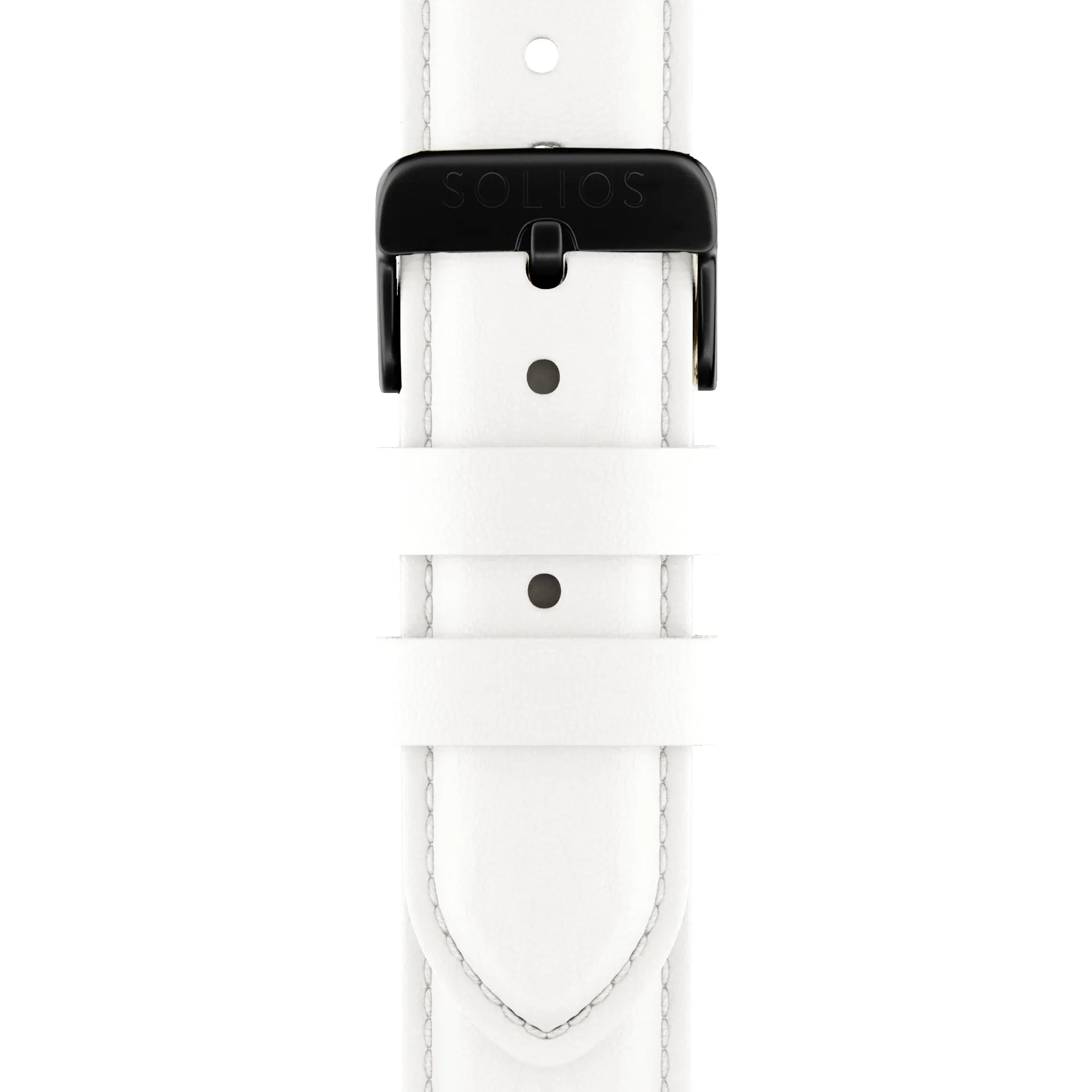 White Eco Vegan Leather Strap sold by ALLTRUEIST KNITWEAR product image thumbnail 5