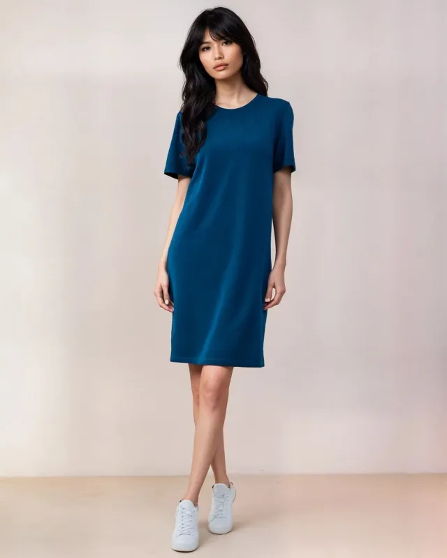 STEFANIA | Ecoviscose - Relaxed T-Shirt Dress sold by ALLTRUEIST KNITWEAR