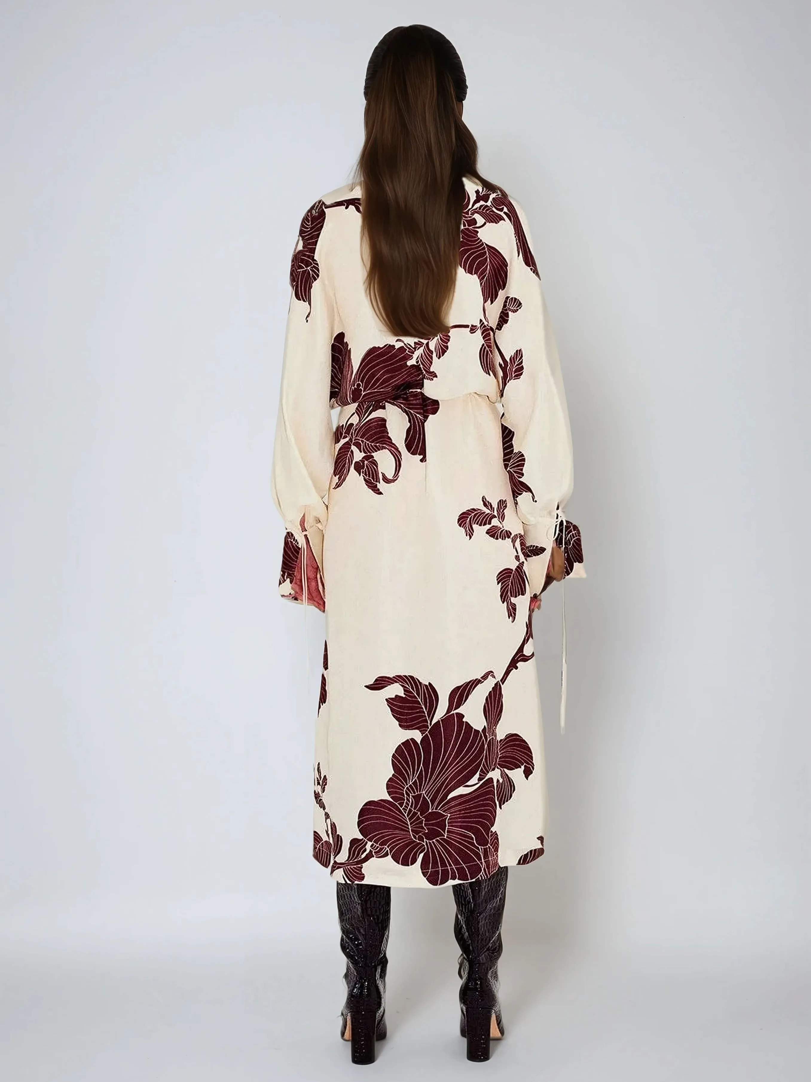 GOBI | Kimono Dress - Cream sold by ALLTRUEIST KNITWEAR product image thumbnail 2