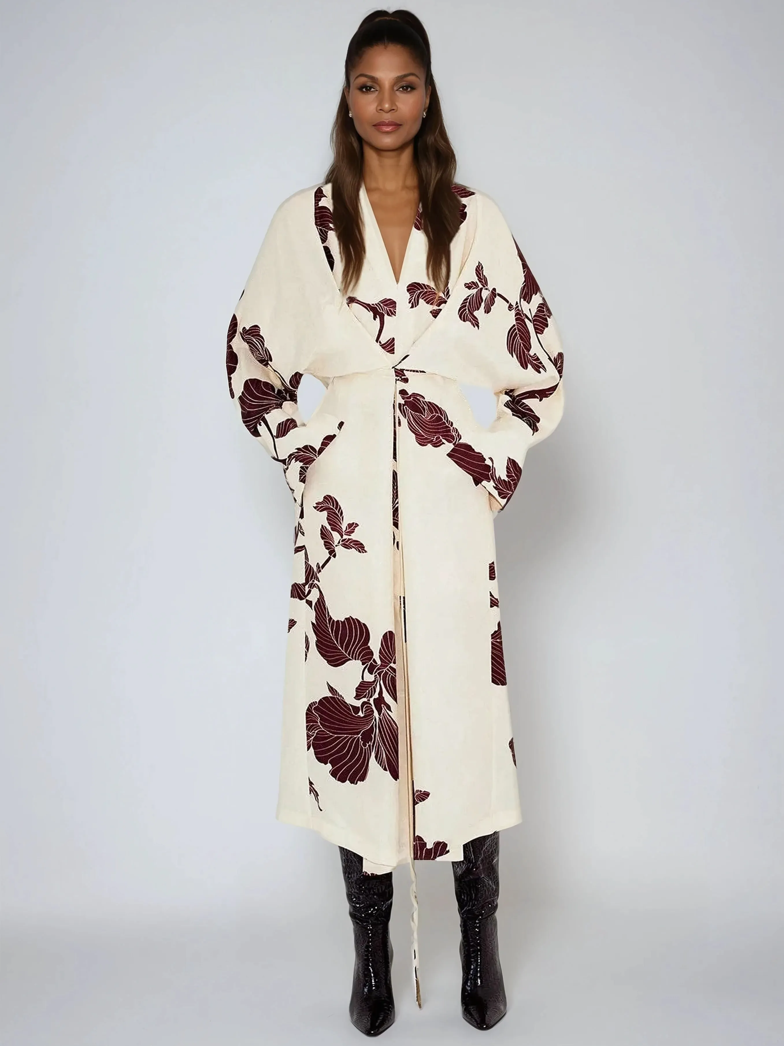 GOBI | Kimono Dress - Cream sold by ALLTRUEIST KNITWEAR