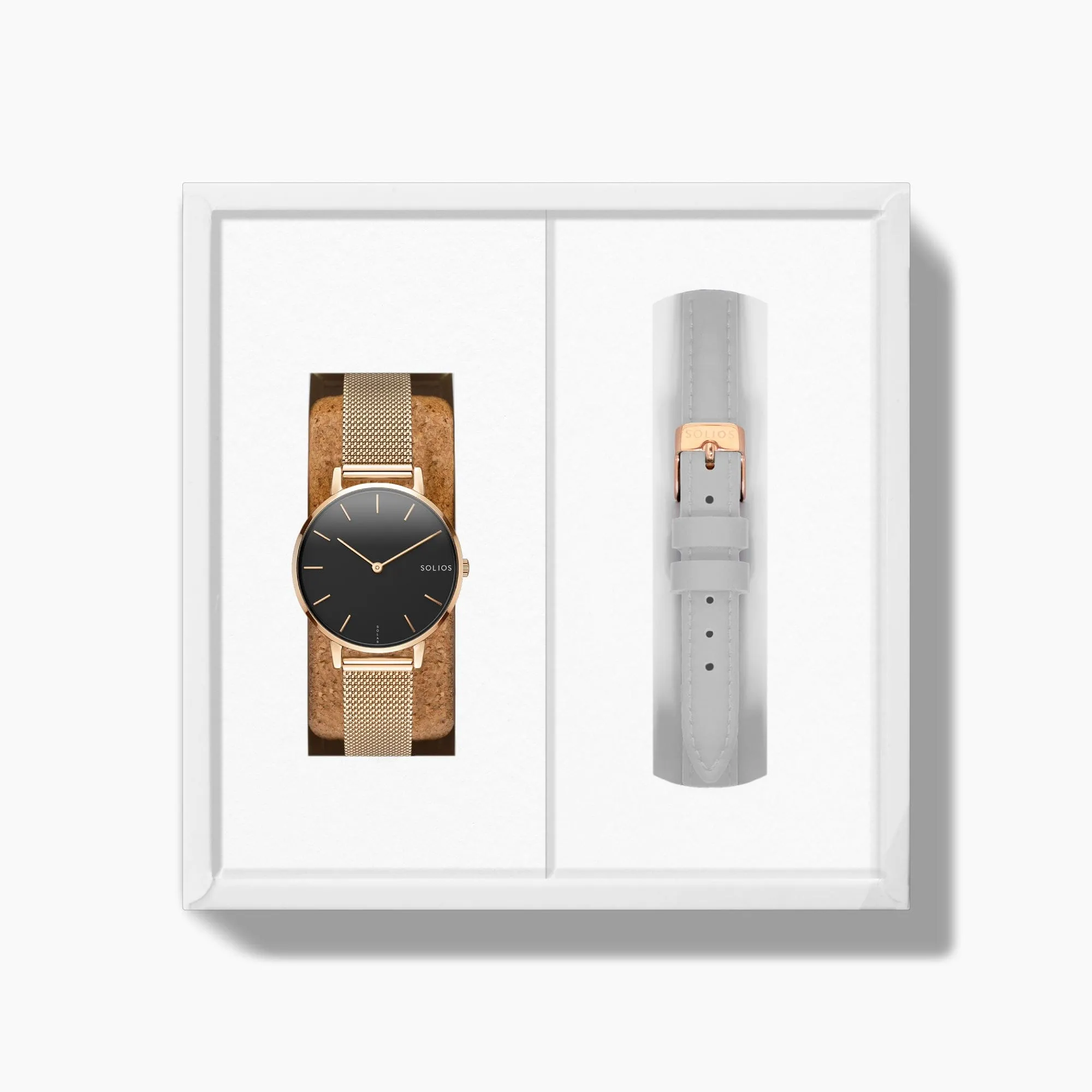 The Solar Mini Bundle | Black Dial - Rose Gold Case sold by ALLTRUEIST KNITWEAR product image thumbnail 3