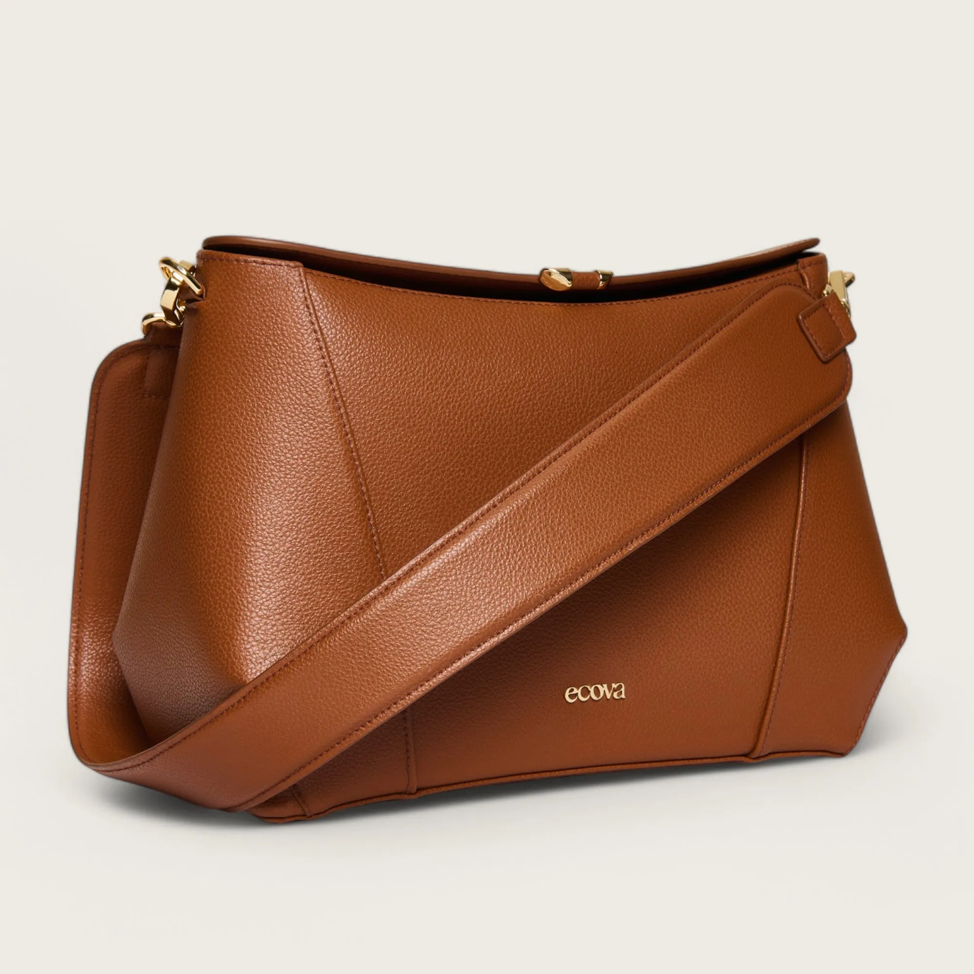 Le Classique Nº1 | Saddle Brown - Shoulder Bag sold by ALLTRUEIST KNITWEAR product image thumbnail 3