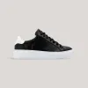 Bliss Sneakers | Black Grape Leather | White sold by ALLTRUEIST KNITWEAR