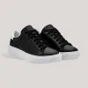 Bliss Sneakers | Black Grape Leather | White sold by ALLTRUEIST KNITWEAR