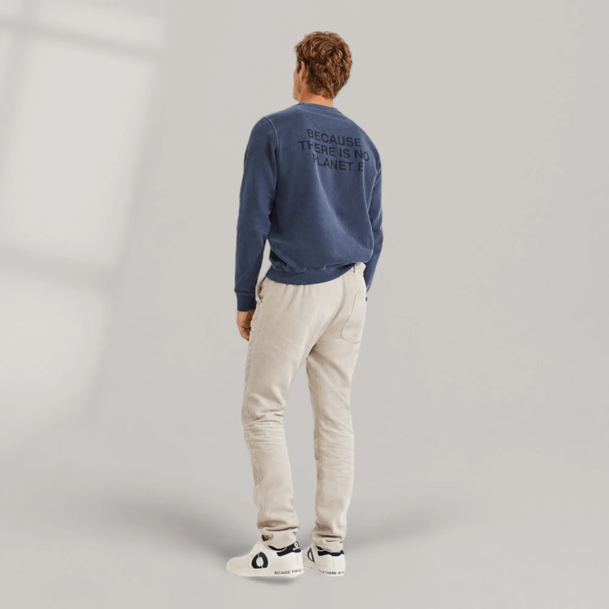 San Diego 'Because' Sweatshirt - Navy | Men's sold by ALLTRUEIST KNITWEAR product image thumbnail 2