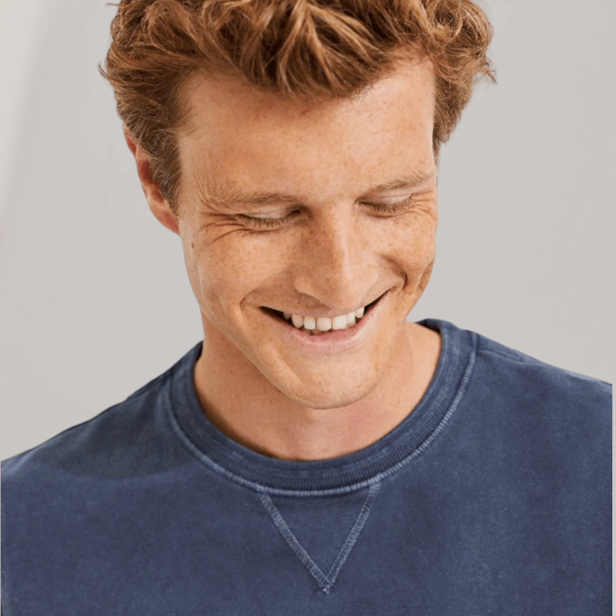 San Diego 'Because' Sweatshirt - Navy | Men's sold by ALLTRUEIST KNITWEAR product image thumbnail 3