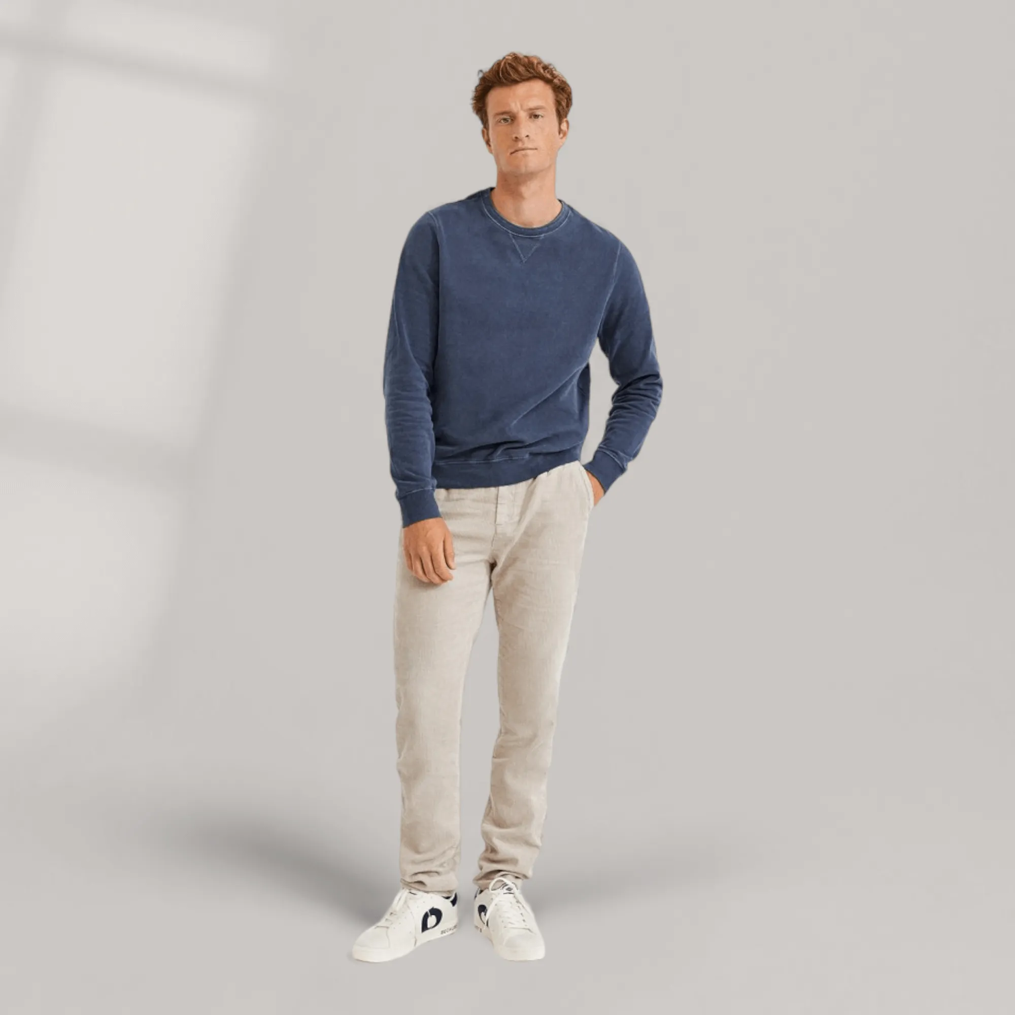 San Diego 'Because' Sweatshirt - Navy | Men's sold by ALLTRUEIST KNITWEAR