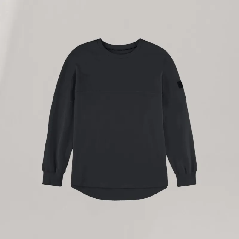 Boreal - Oversized Long Sweatshirt  | Women's sold by ALLTRUEIST KNITWEAR