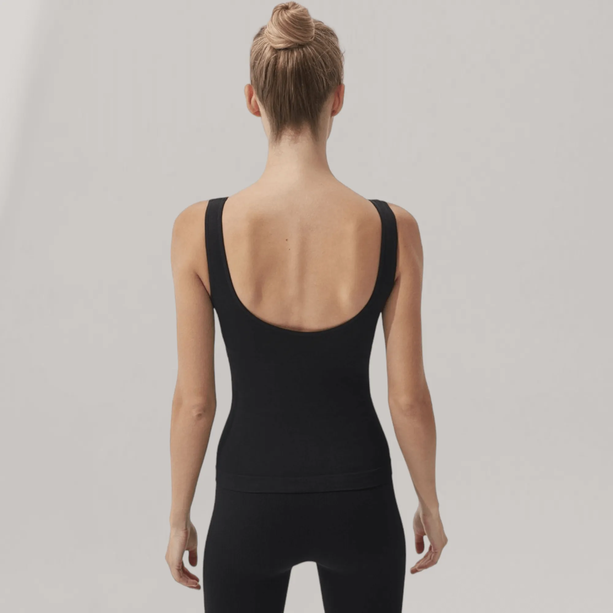 Seamless Yoga Tank Top - Black | Women's sold by ALLTRUEIST KNITWEAR product image thumbnail 2