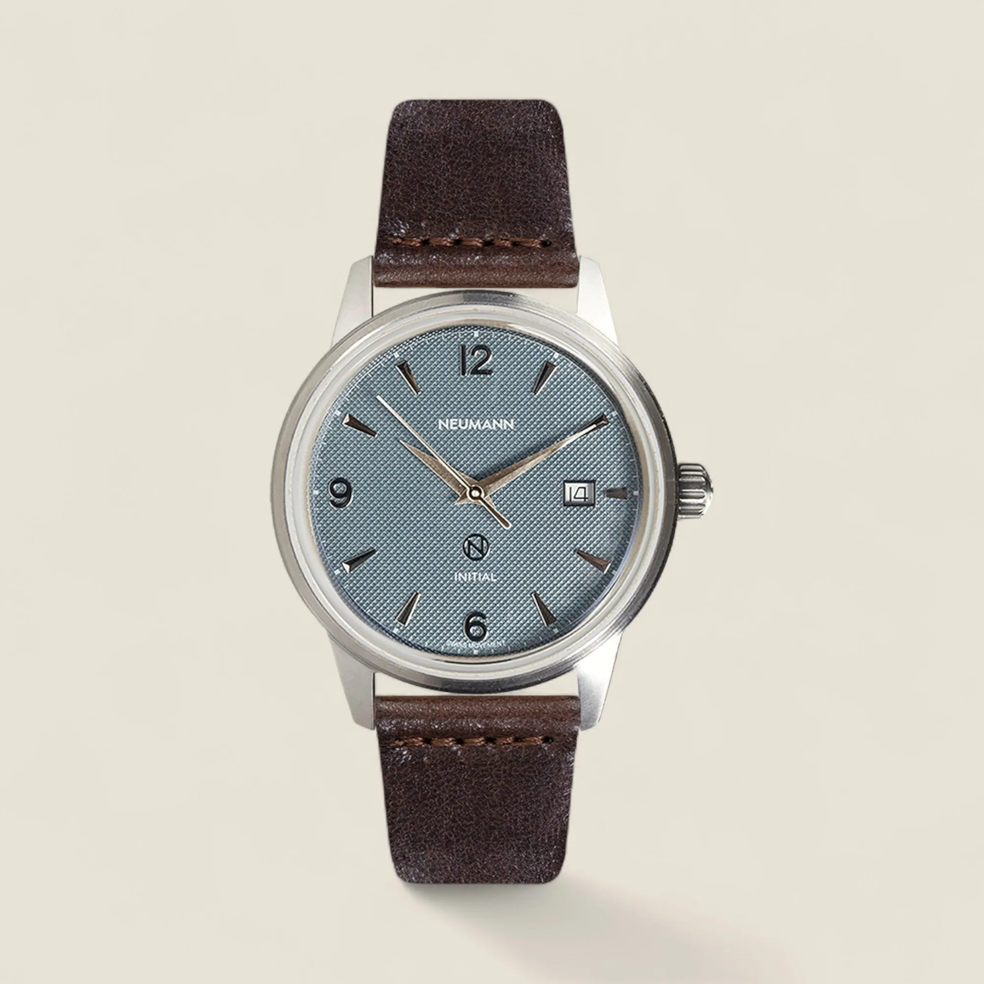 Initial N° 1 | STEEL - BLUE | 40 mm Watch sold by ALLTRUEIST KNITWEAR