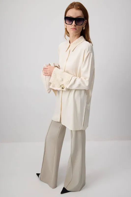 Embroidered Viscose Shirt sold by ALLTRUEIST KNITWEAR