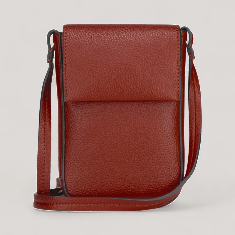 Mocha.02 | Phone Mini Bag | Terracotta sold by ALLTRUEIST KNITWEAR