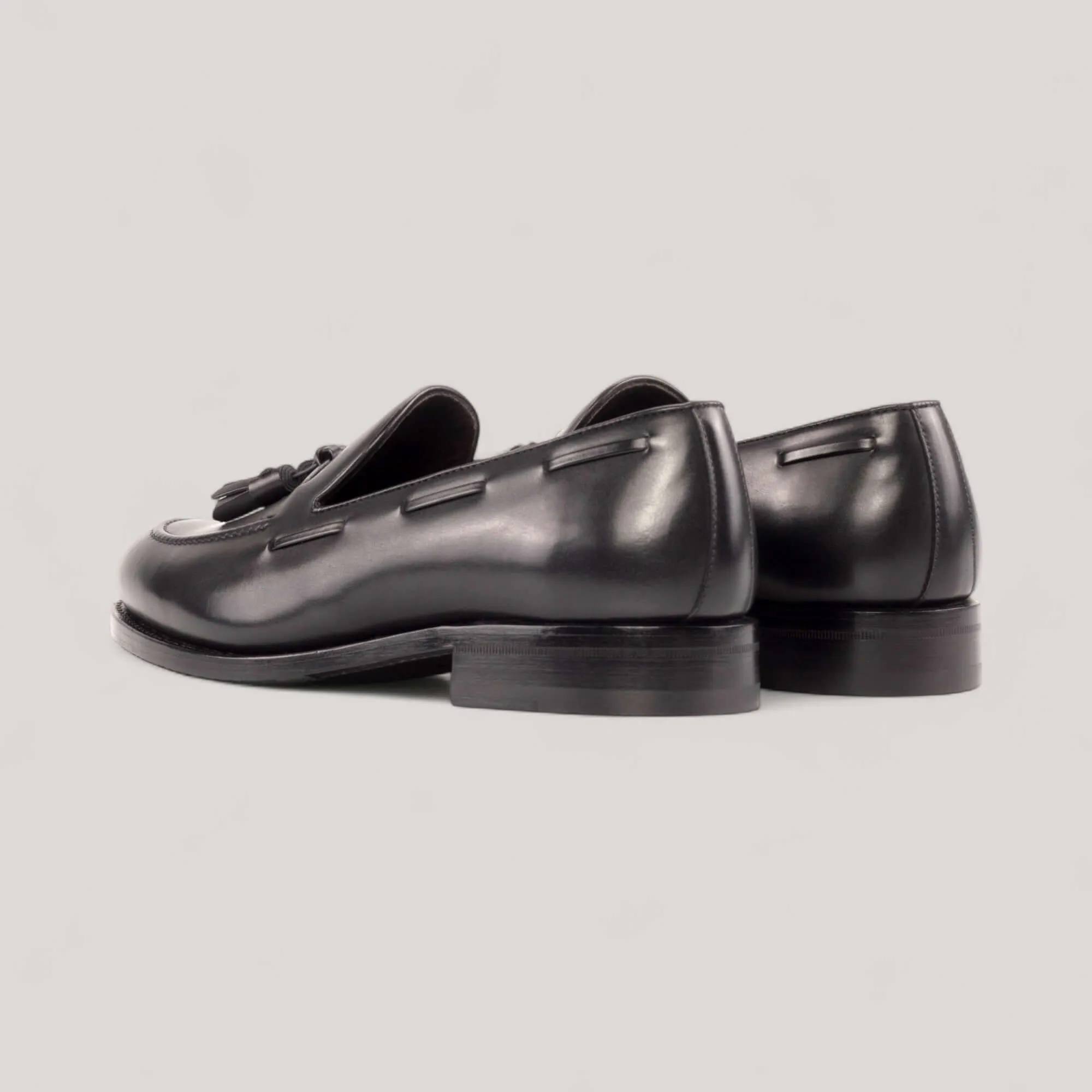 Tasseled Loafers - Black - Box Calf | Goodyear Welt sold by ALLTRUEIST KNITWEAR product image thumbnail 2
