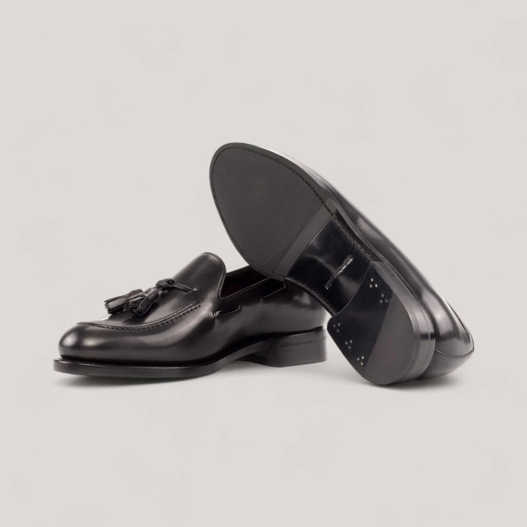 Tasseled Loafers - Black - Box Calf | Goodyear Welt sold by ALLTRUEIST KNITWEAR product image thumbnail 3