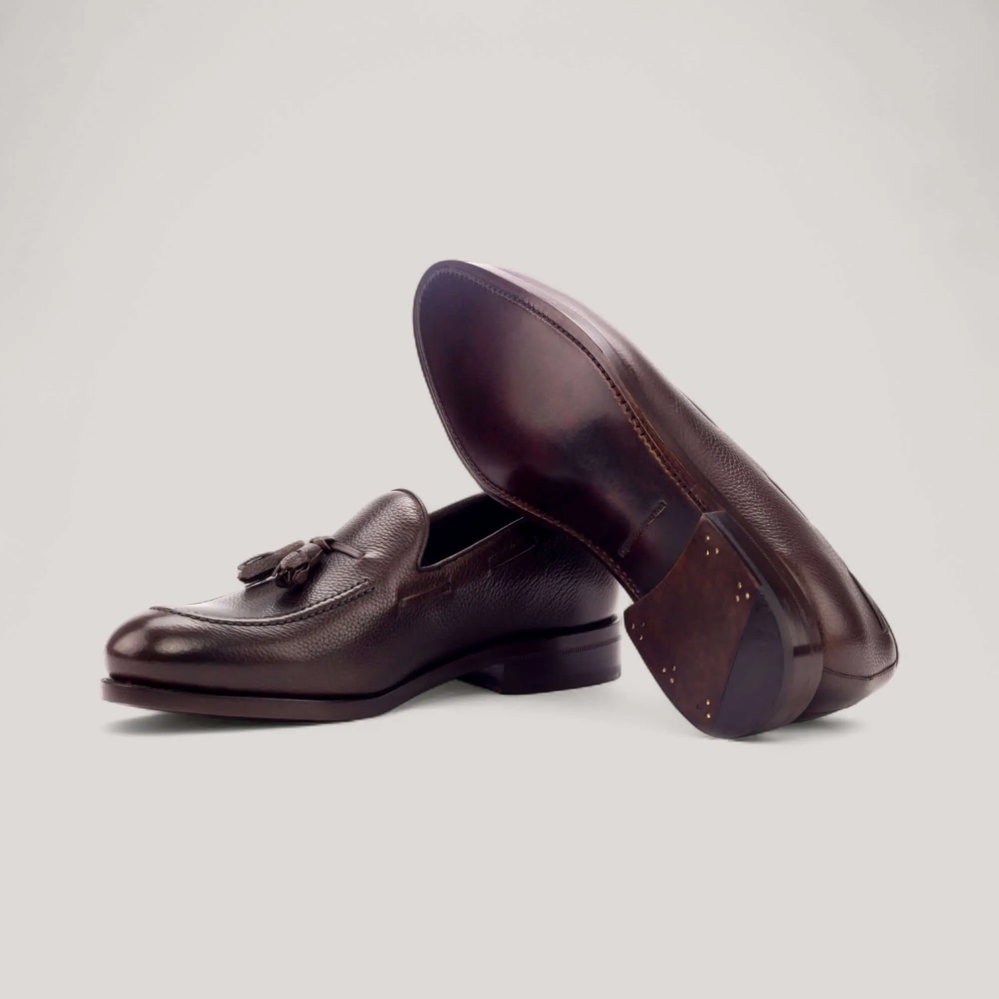 Tasseled Loafers - Dark Brown - Painted Full Grain | Goodyear Welt sold by ALLTRUEIST KNITWEAR product image thumbnail 3