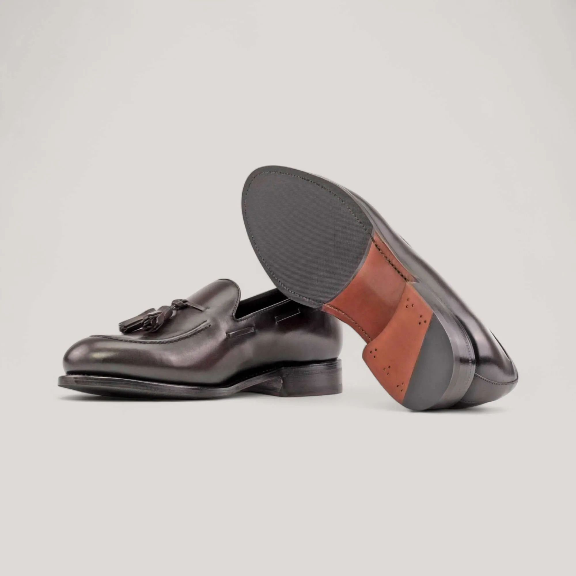 Tasseled Loafers - Dark Brown - Luxe Calf | Goodyear Welt sold by ALLTRUEIST KNITWEAR product image thumbnail 3
